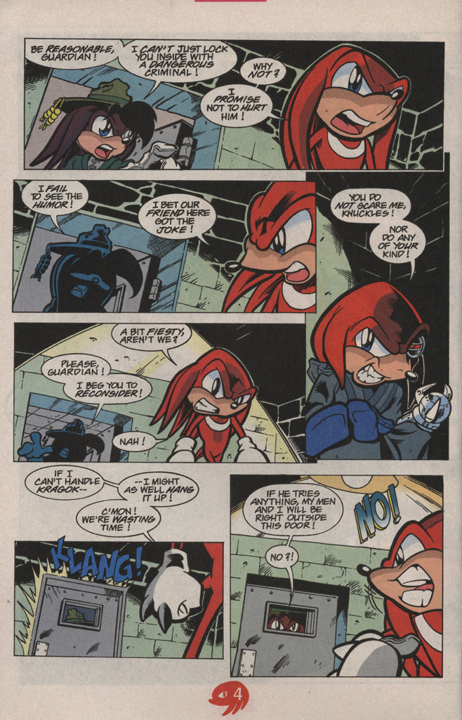 Read online Knuckles the Echidna comic -  Issue #18 - 8