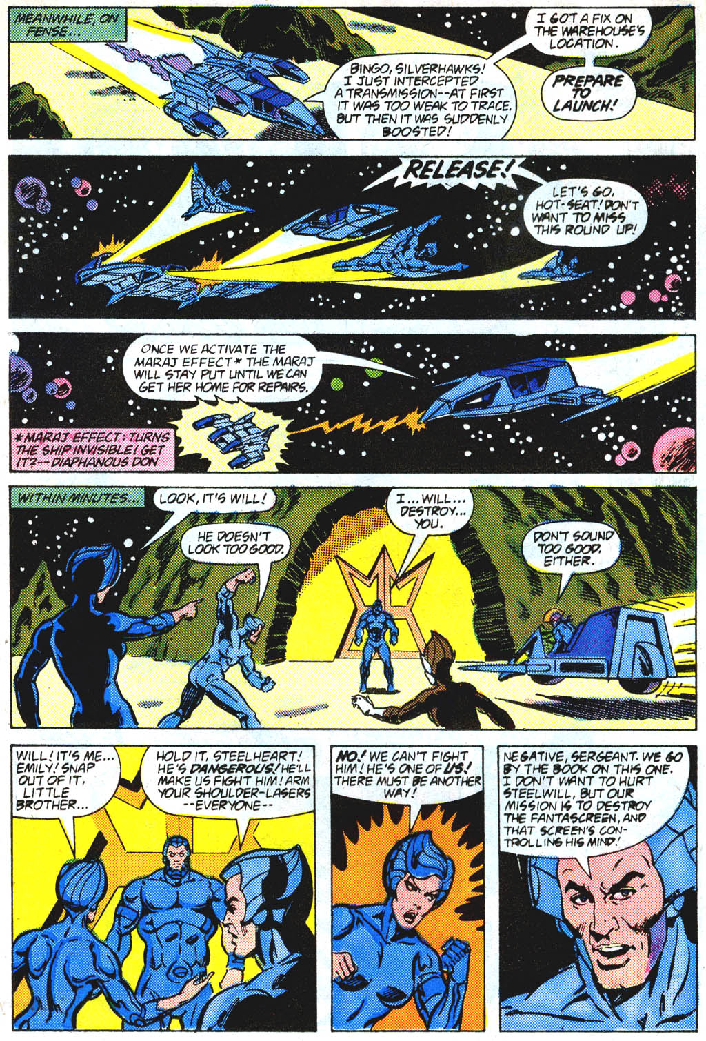 Read online SilverHawks comic -  Issue #5 - 15