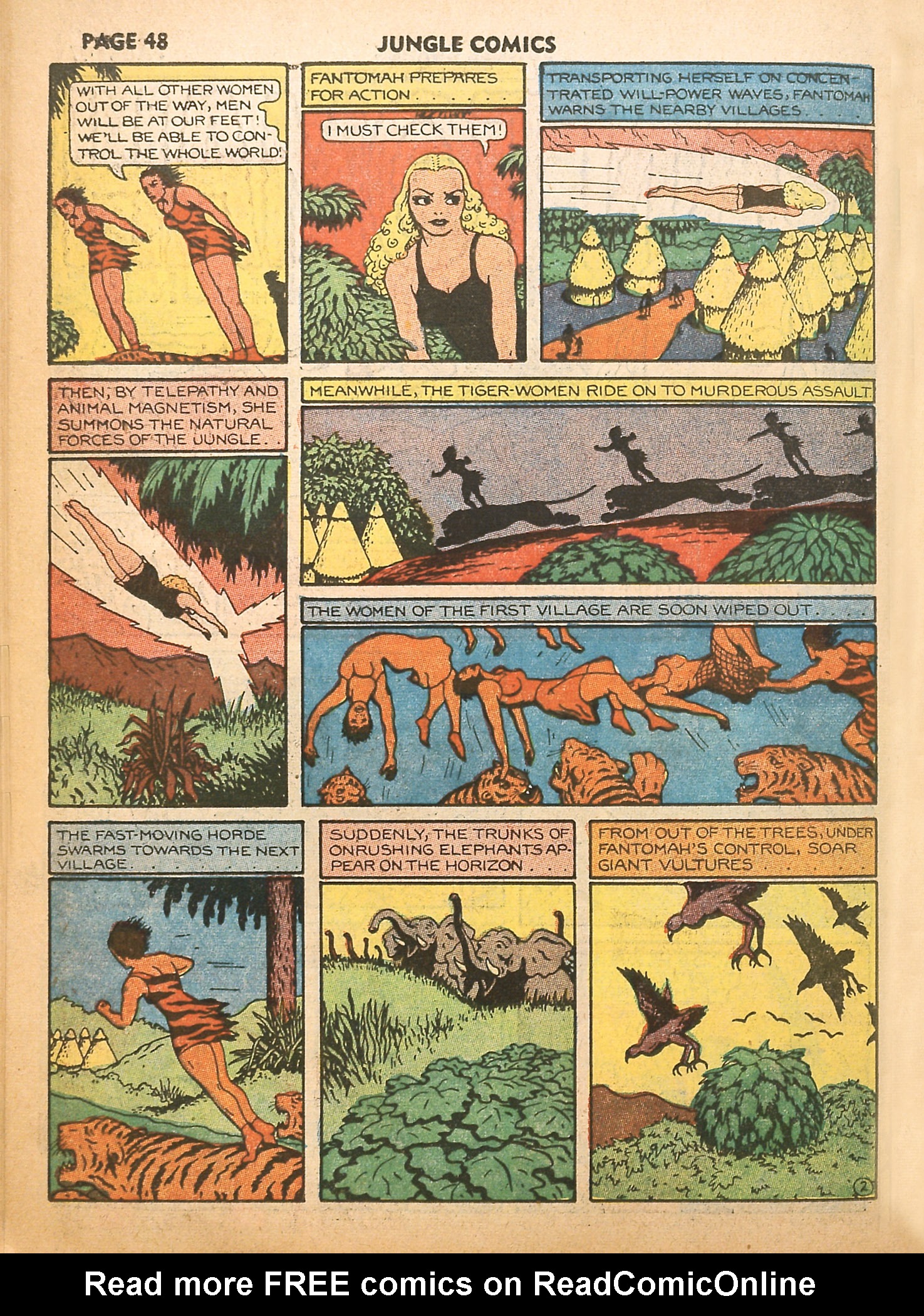 Read online Jungle Comics comic -  Issue #13 - 50