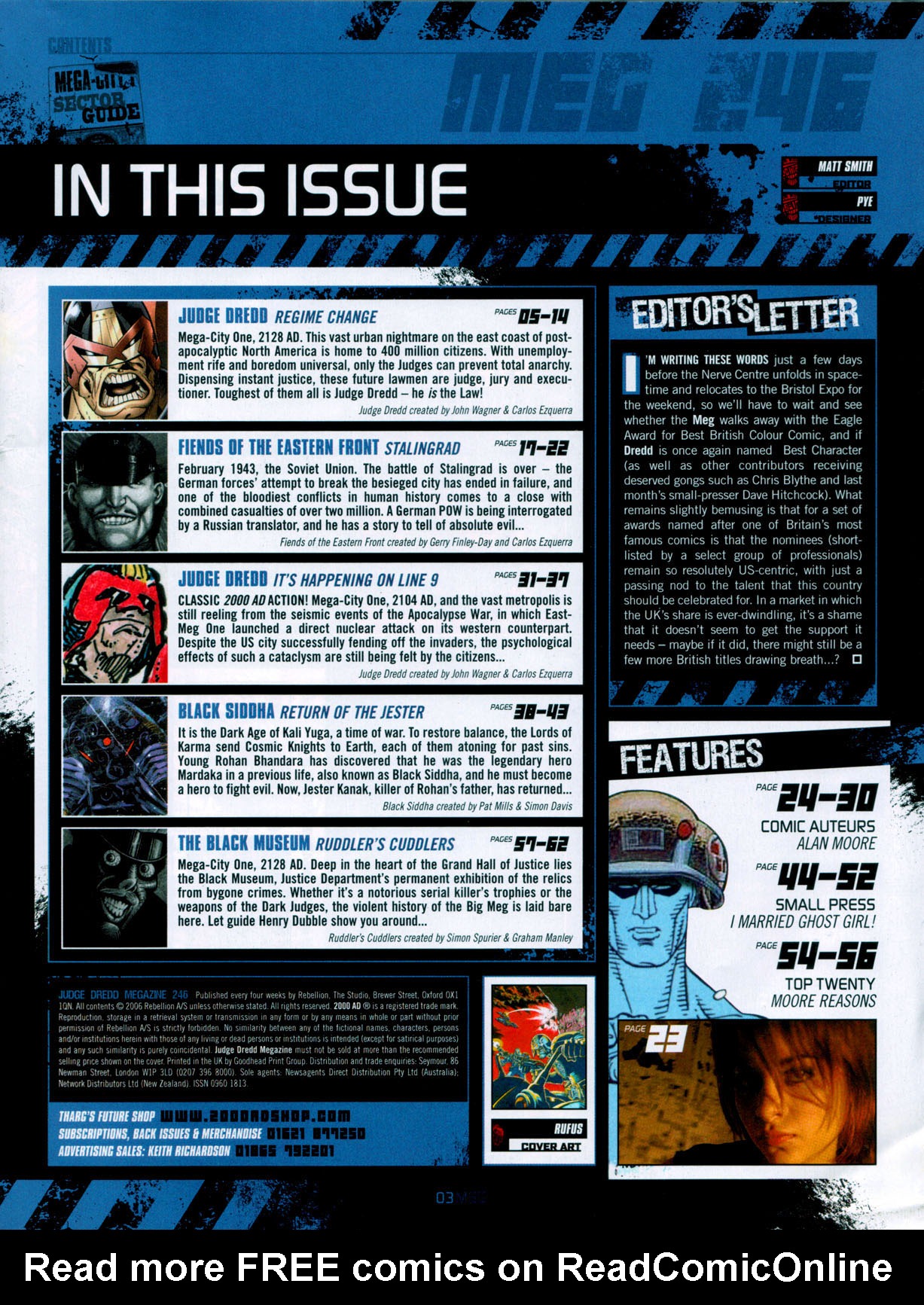 Read online Judge Dredd Megazine (Vol. 5) comic -  Issue #246 - 3