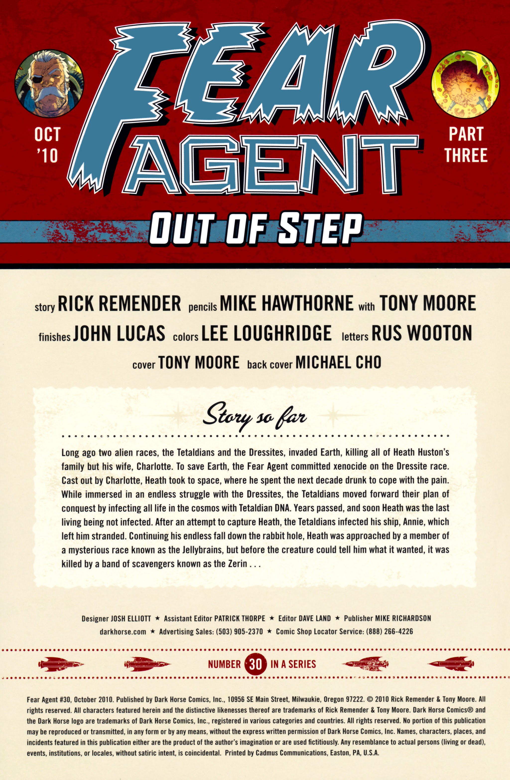 Read online Fear Agent comic -  Issue #30 - 2