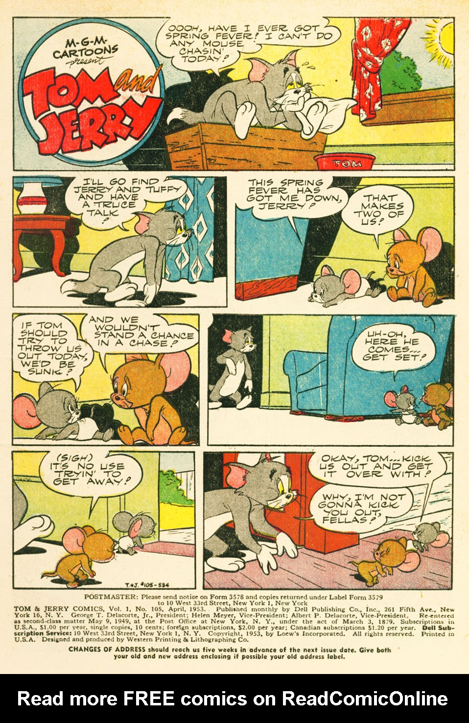 Read online Tom & Jerry Comics comic -  Issue #105 - 3