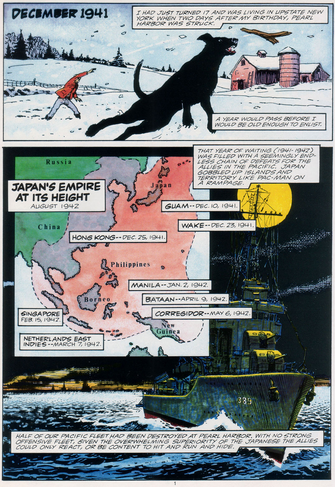 Read online Marvel Graphic Novel comic -  Issue #30 - A Sailor's Story - 7