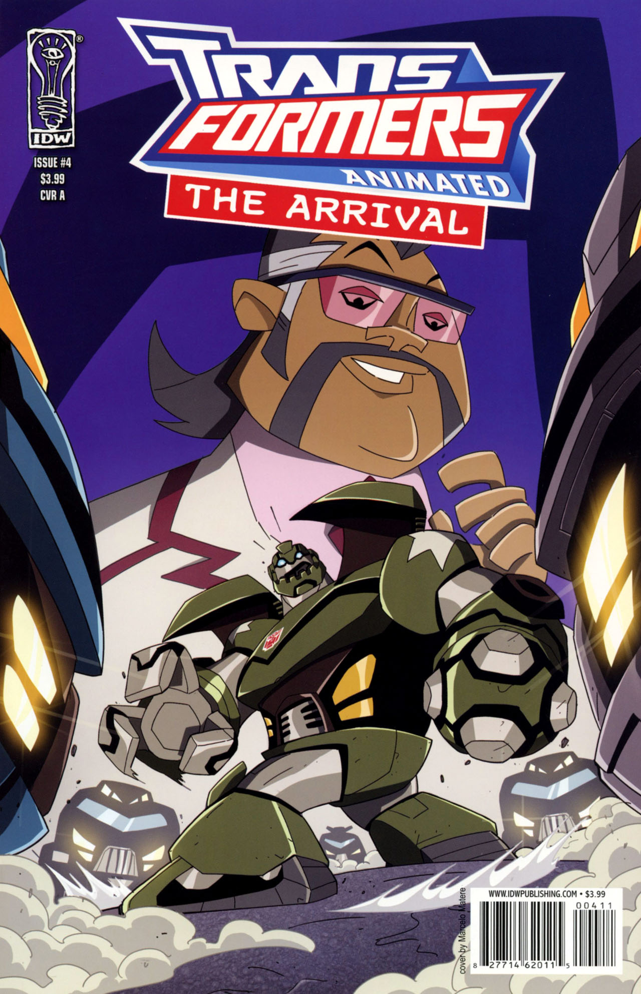 Read online Transformers Animated The Arrival comic Issue 4