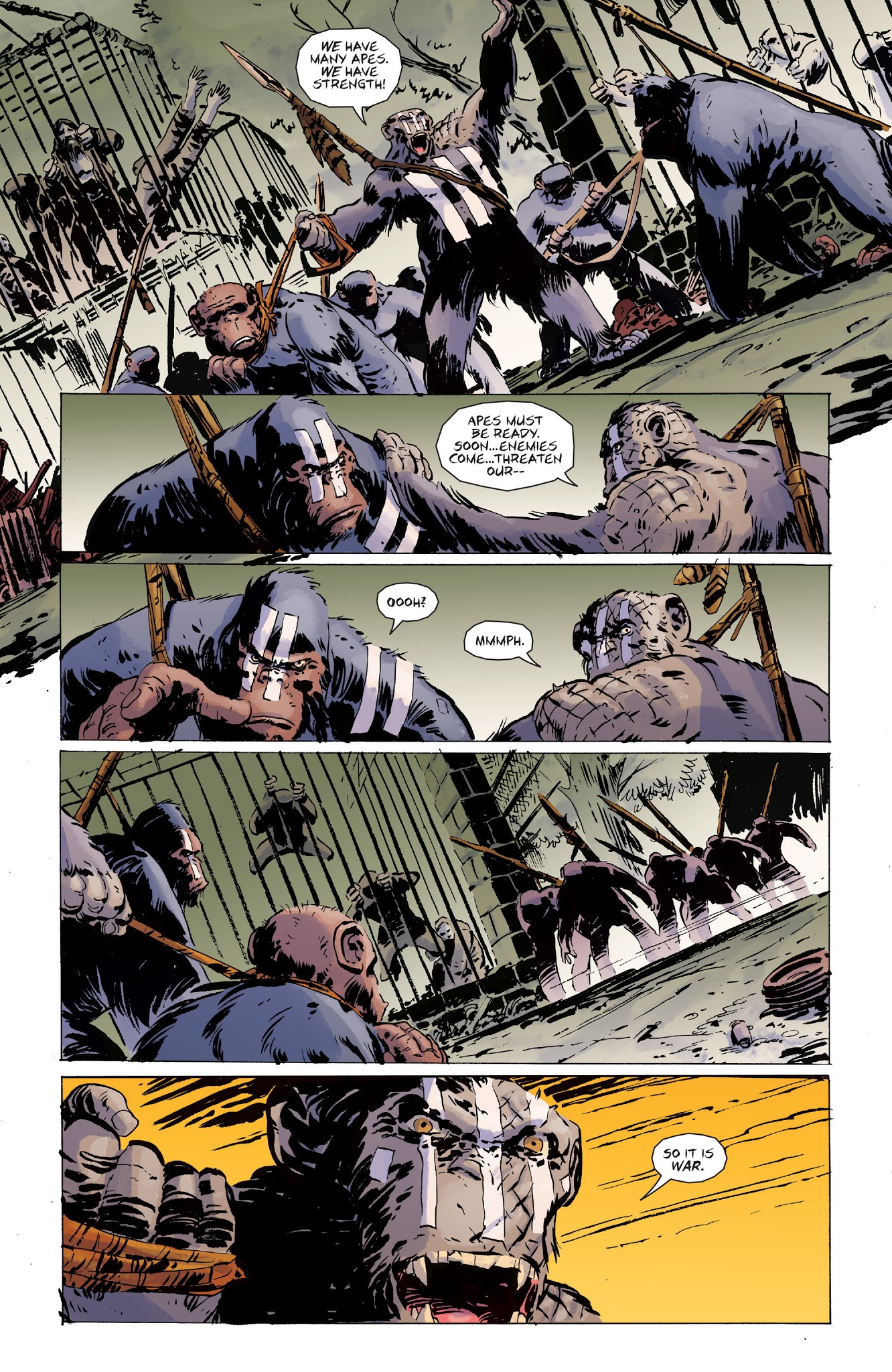 Read online Dawn of the Planet of the Apes comic -  Issue # TPB - 114