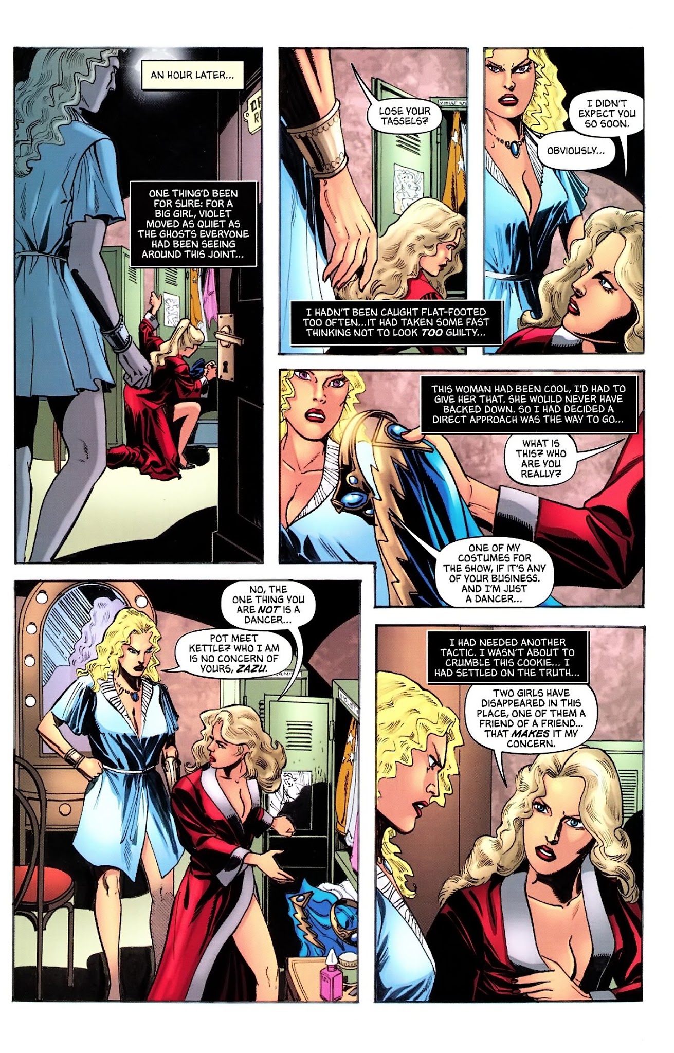 Read online Domino Lady's Threesome comic -  Issue # Full - 12