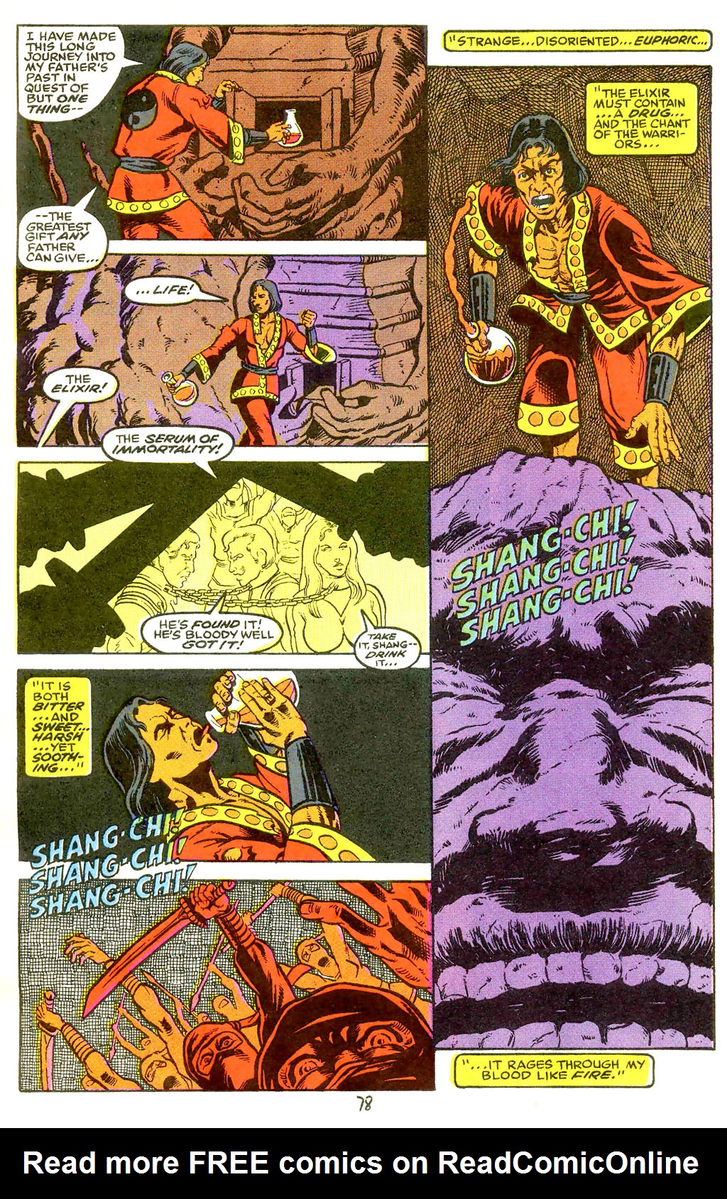 Read online Master of Kung Fu: Bleeding Black comic -  Issue # Full - 79