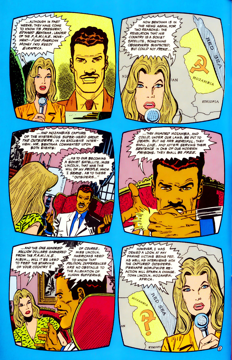 Read online The Outsiders (1985) comic -  Issue #11 - 9