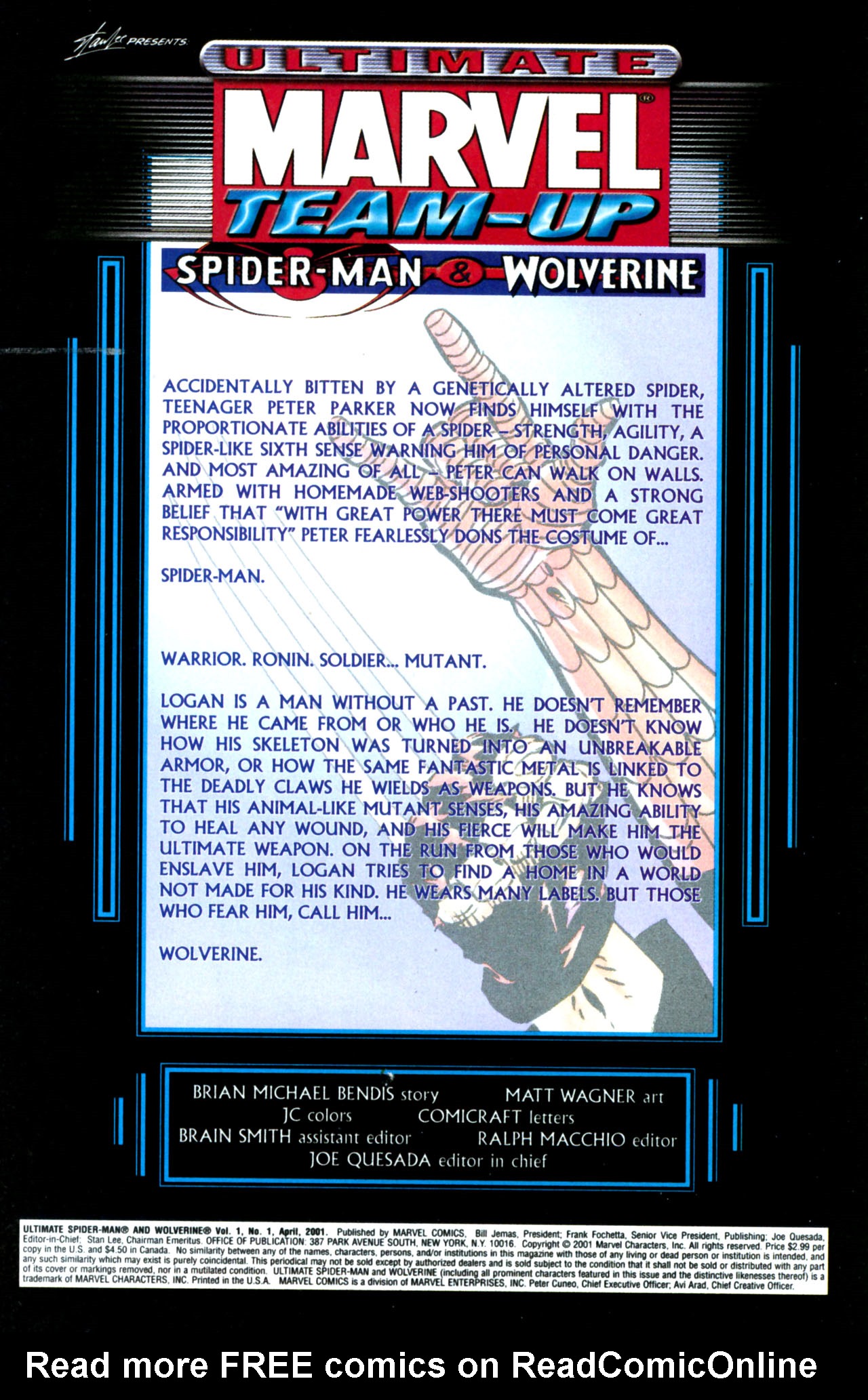 Read online Ultimate Marvel Team-Up comic -  Issue #1 - 3