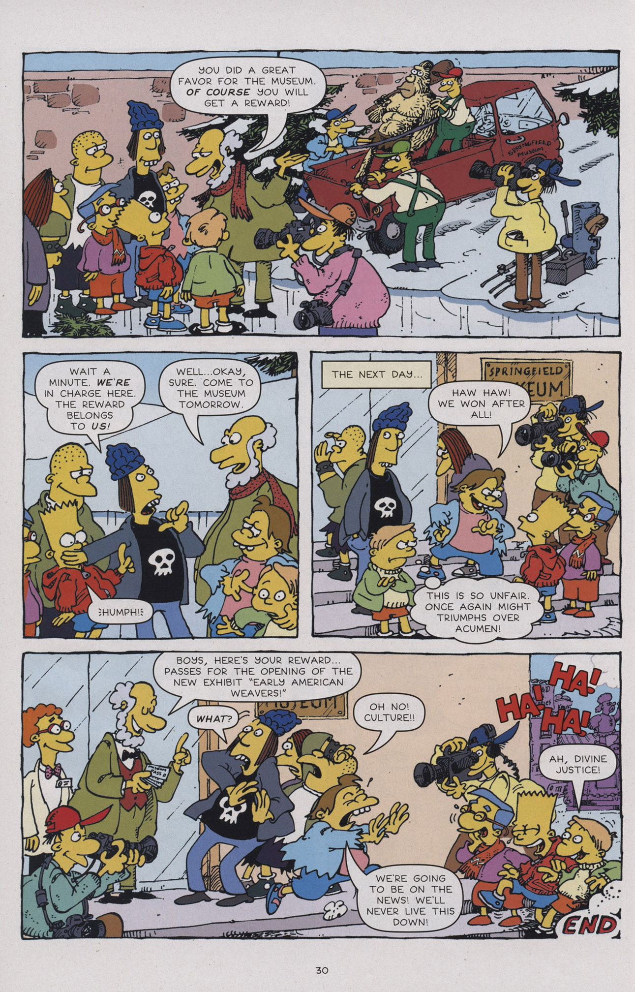 Read online The Simpsons Winter Wingding comic -  Issue #6 - 32