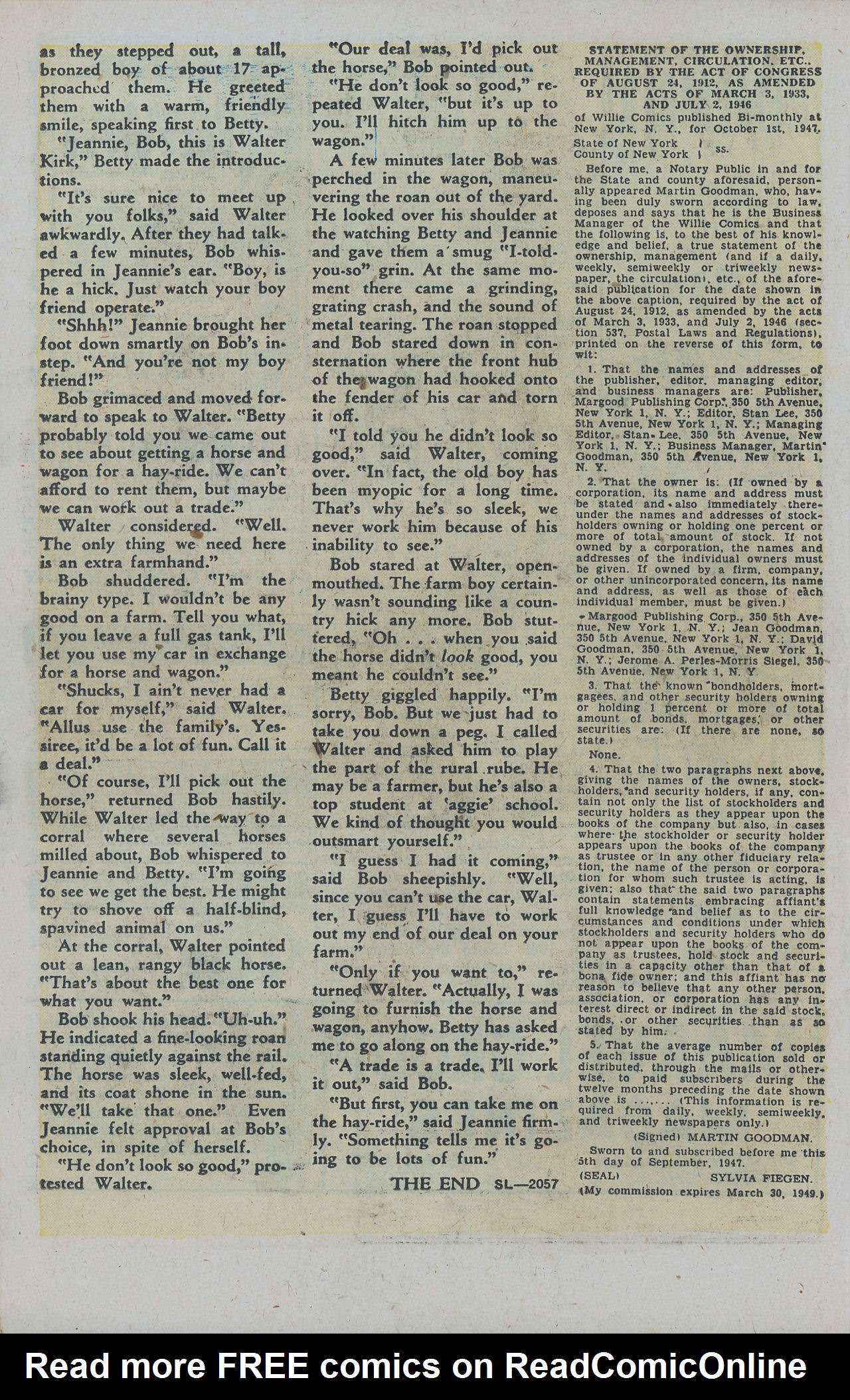 Read online Willie Comics (1946) comic -  Issue #12 - 30