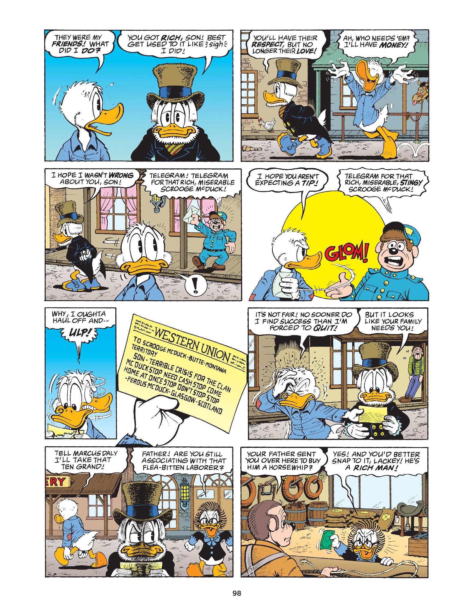 Read online Walt Disney Uncle Scrooge and Donald Duck: The Don Rosa Library comic -  Issue # TPB 4 (Part 1) - 99