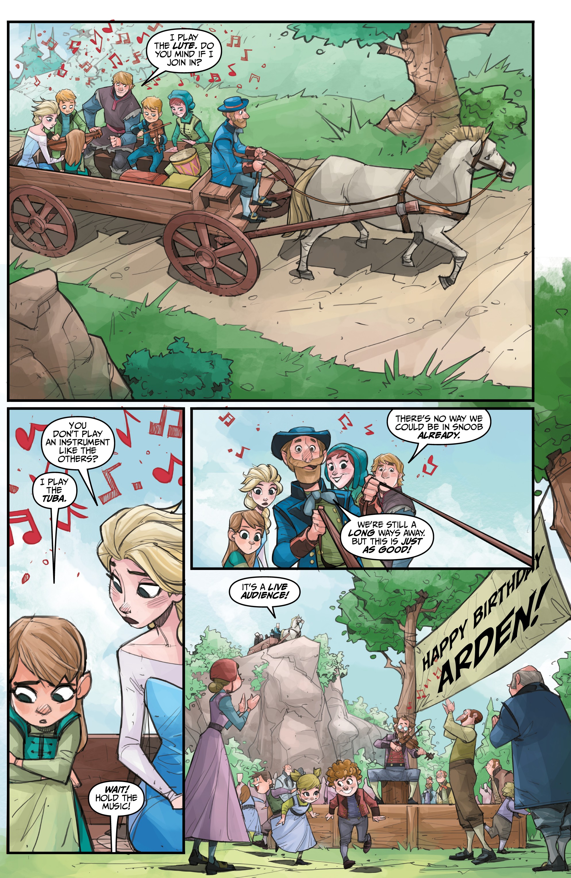 Read online Disney Frozen: Reunion Road comic -  Issue #2 - 14