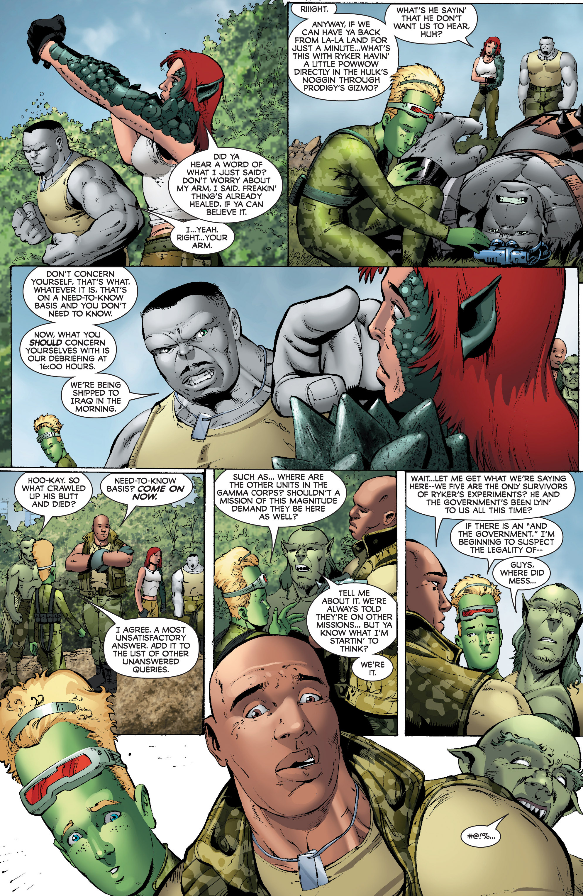 Read online World War Hulk: Gamma Corps comic -  Issue #4 - 9