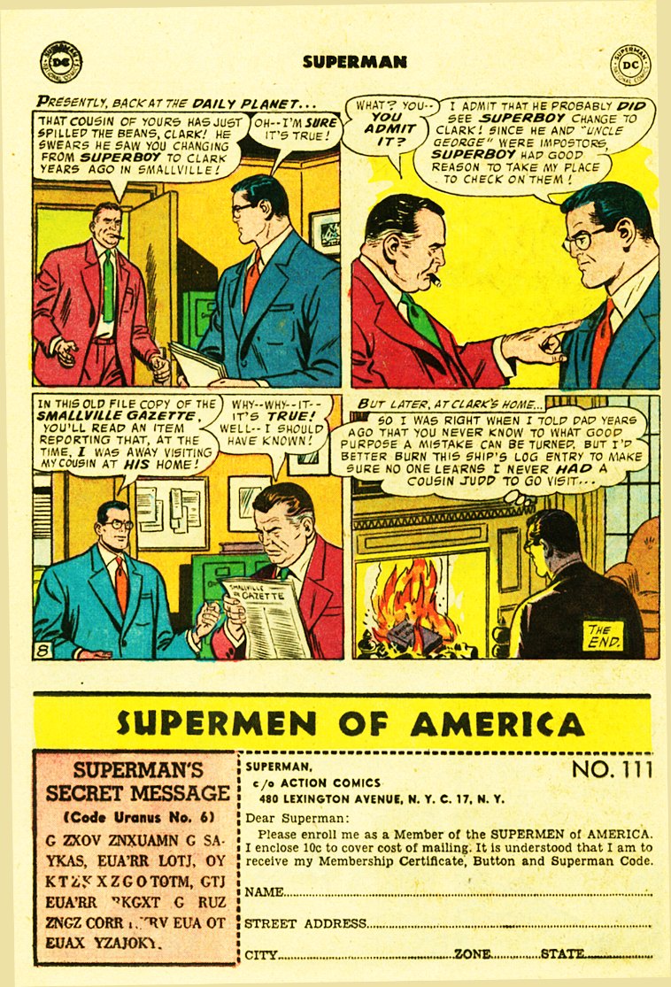 Read online Superman (1939) comic -  Issue #111 - 24