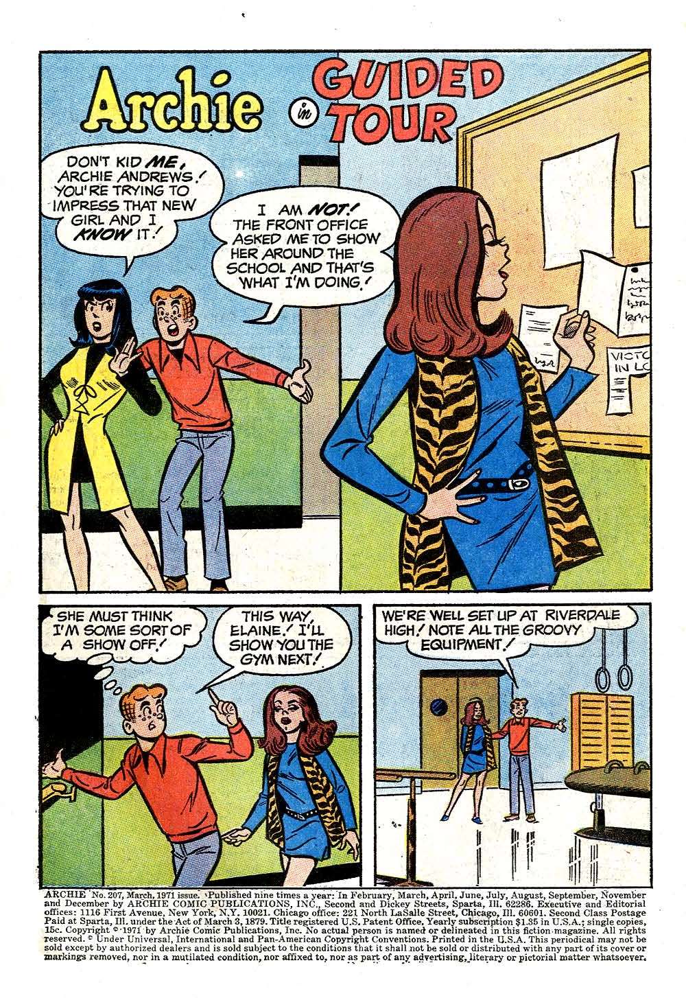 Read online Archie (1960) comic -  Issue #207 - 3