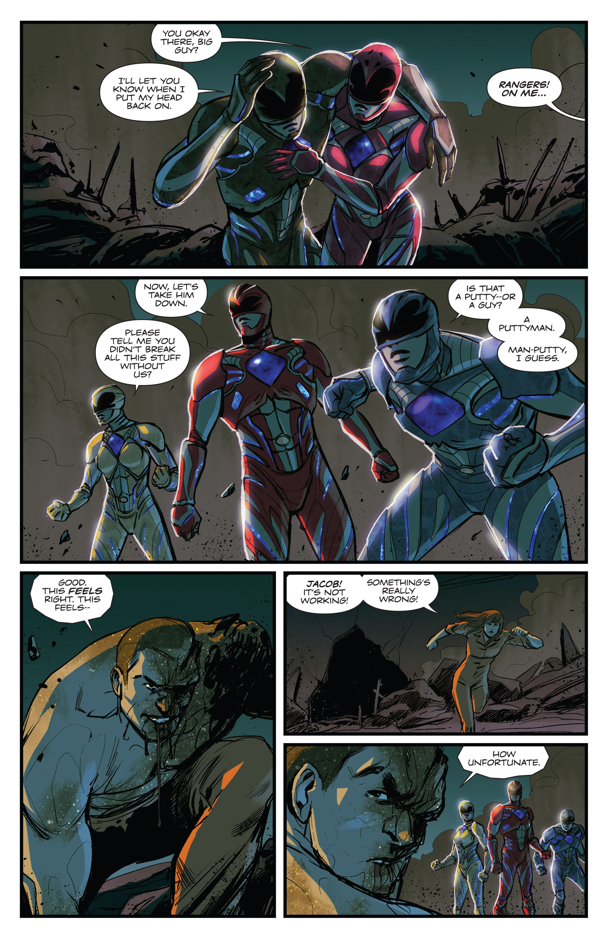 Read online Saban's Power Rangers: Aftershock comic -  Issue # Full - 33