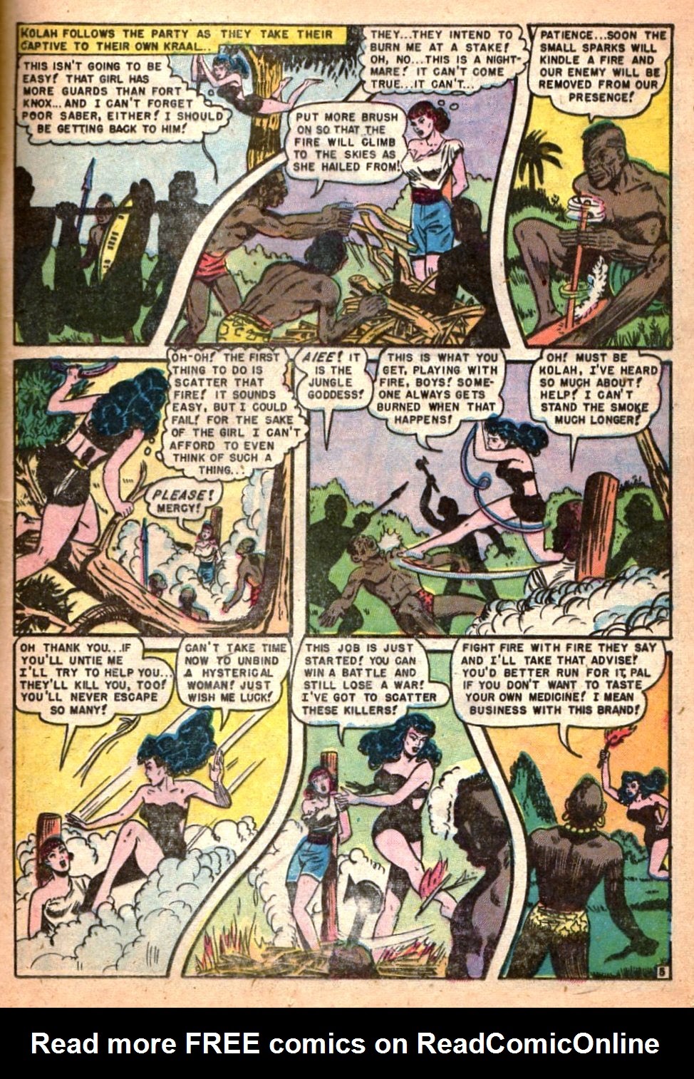 Read online Rulah - Jungle Goddess comic -  Issue #27 - 6