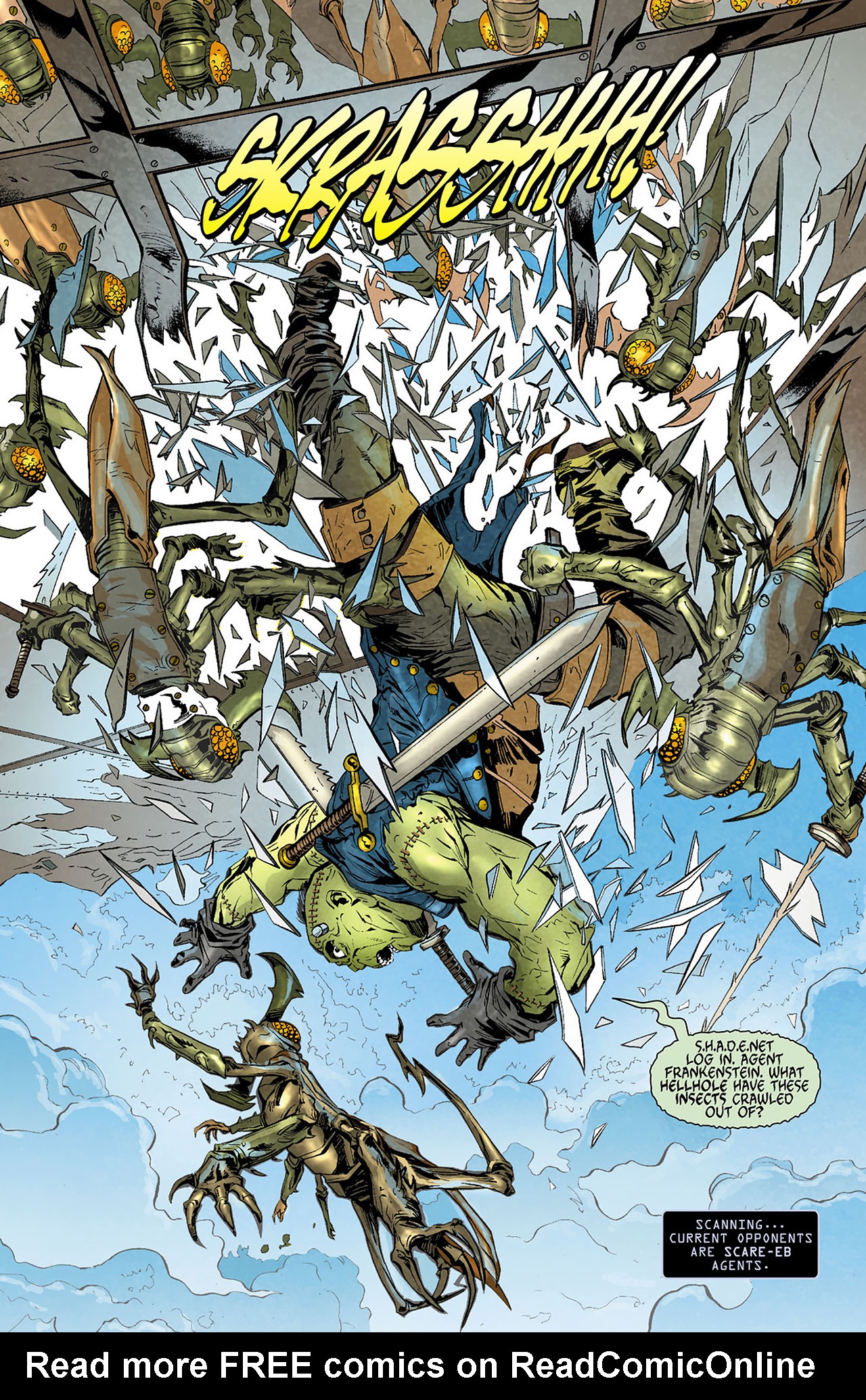 Read online Frankenstein, Agent of S.H.A.D.E. comic -  Issue #10 - 4