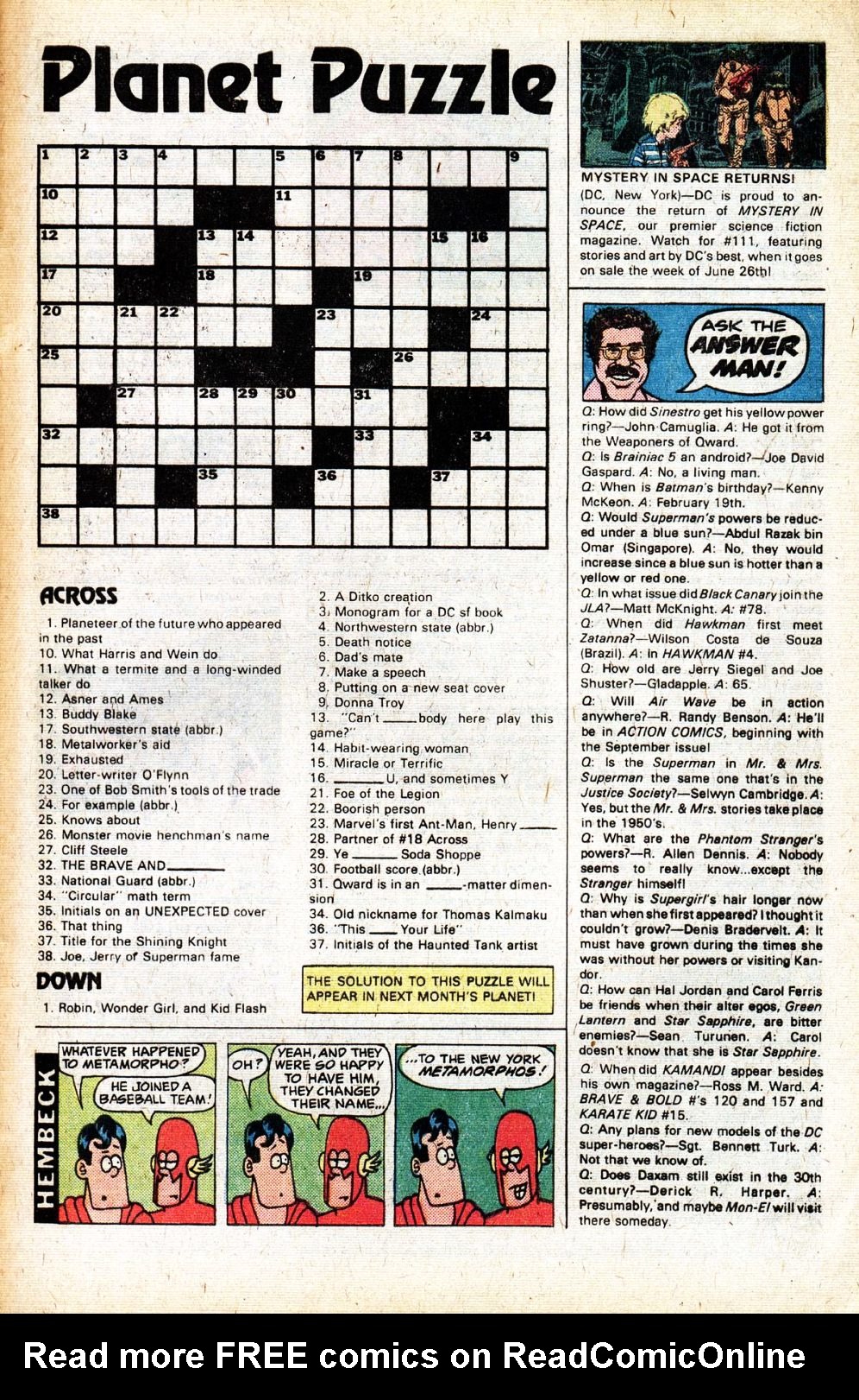 Read online The Superman Family comic -  Issue #203 - 64