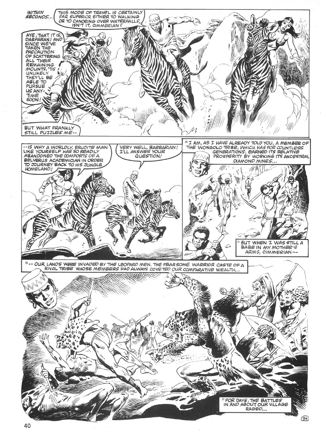 Read online The Savage Sword Of Conan comic -  Issue #97 - 40