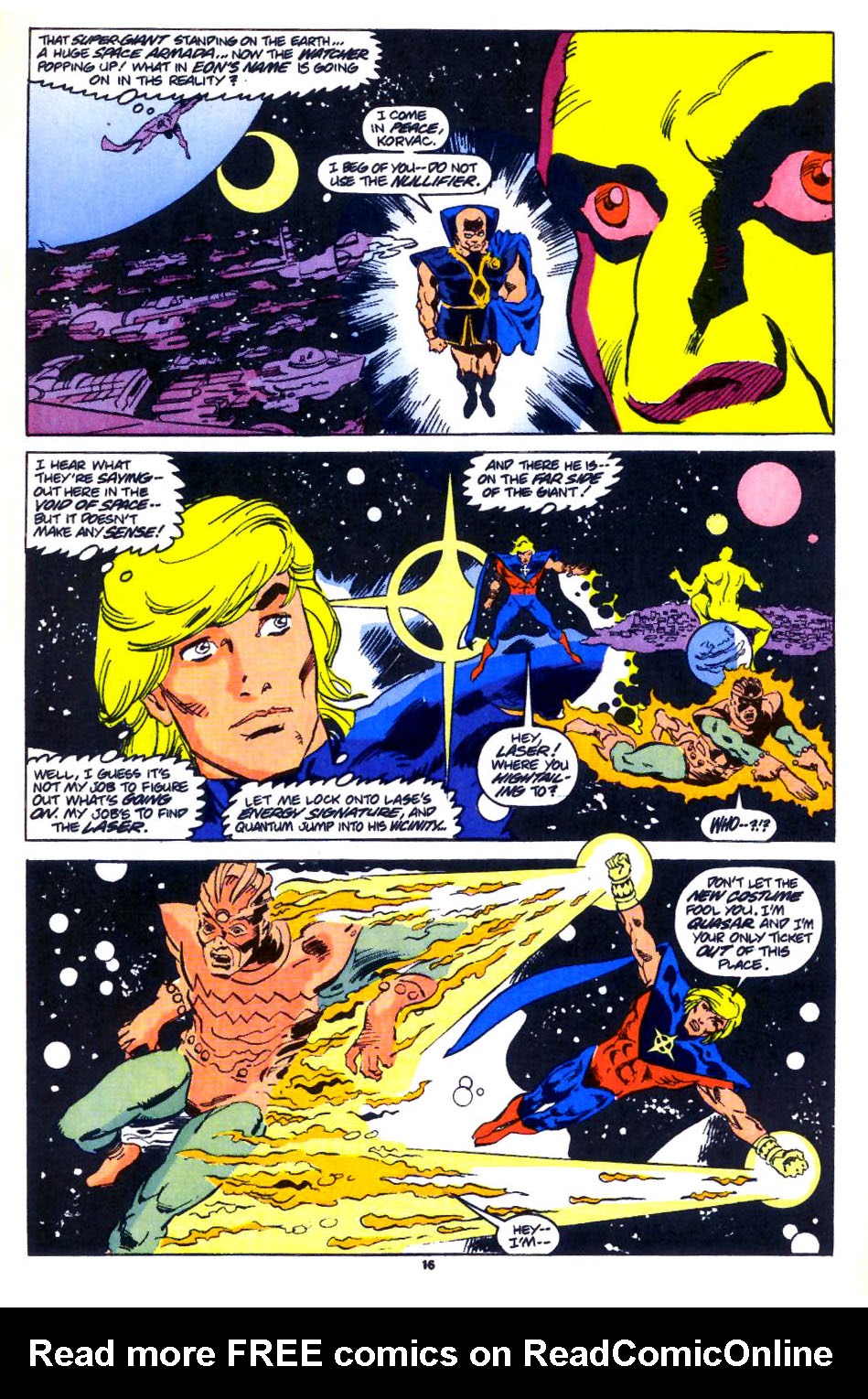 Read online Quasar comic -  Issue #30 - 14