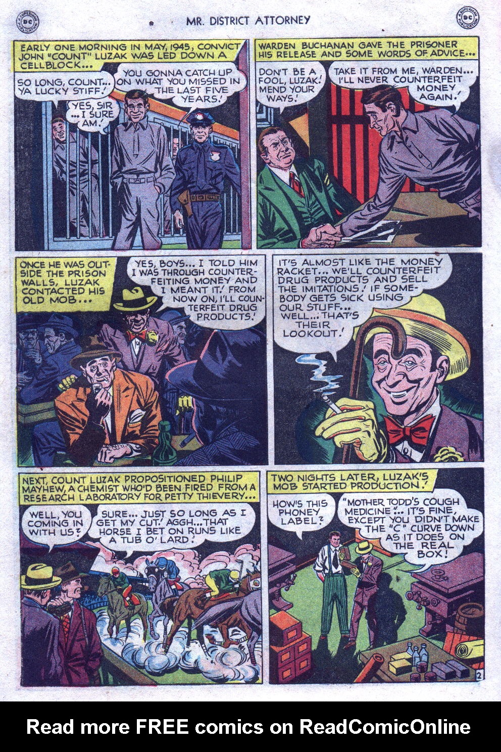 Read online Mr. District Attorney comic -  Issue #5 - 44