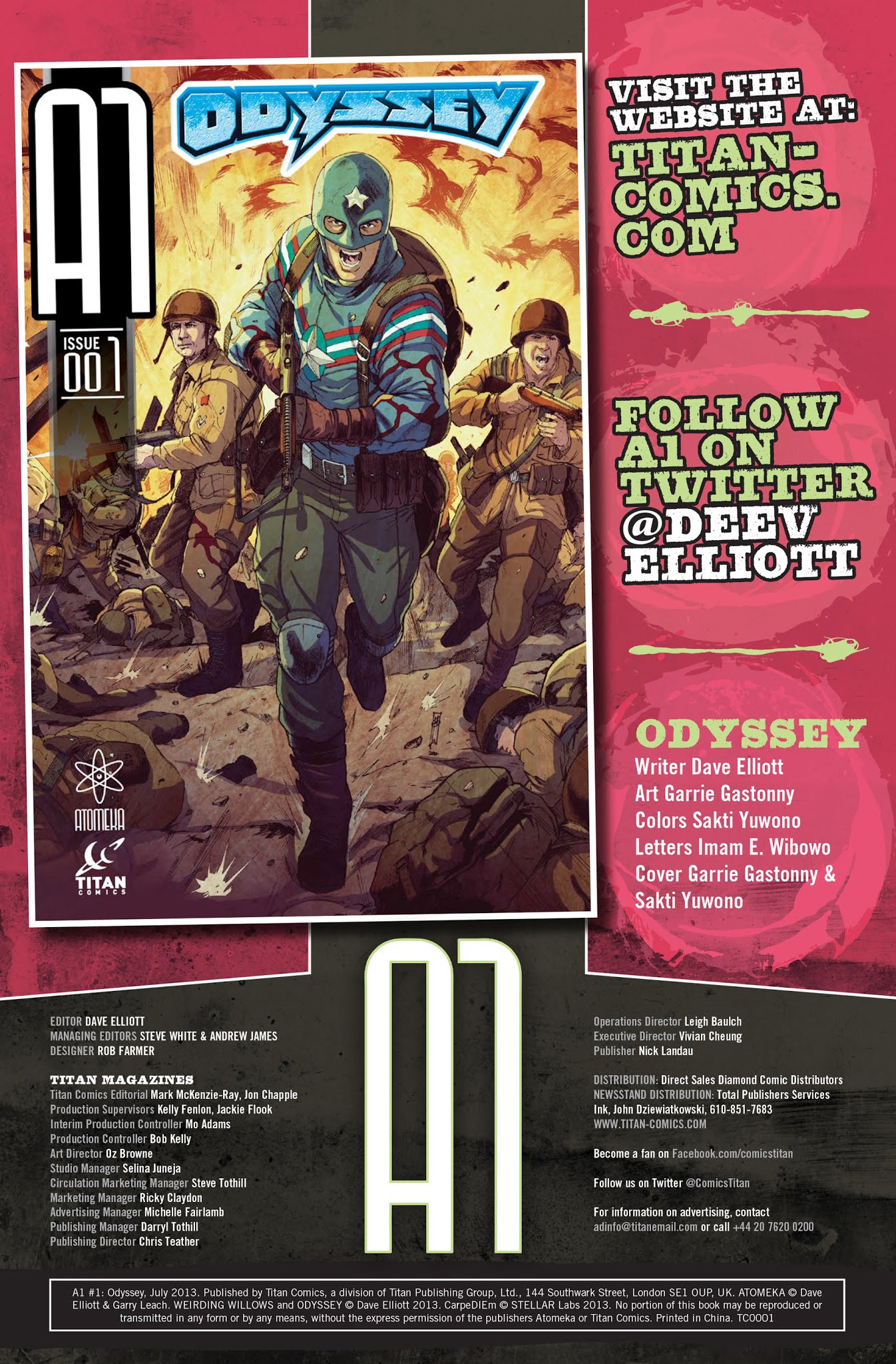 Read online A1: Odyssey comic -  Issue #1 - 2