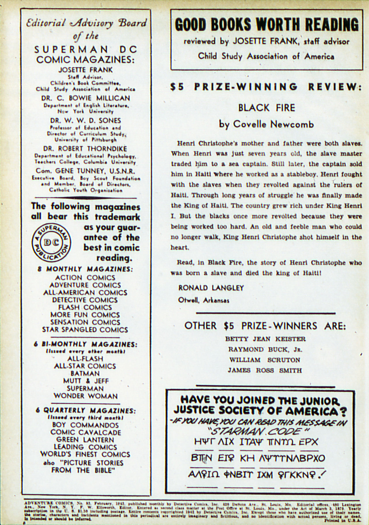 Read online Adventure Comics (1938) comic -  Issue #83 - 3