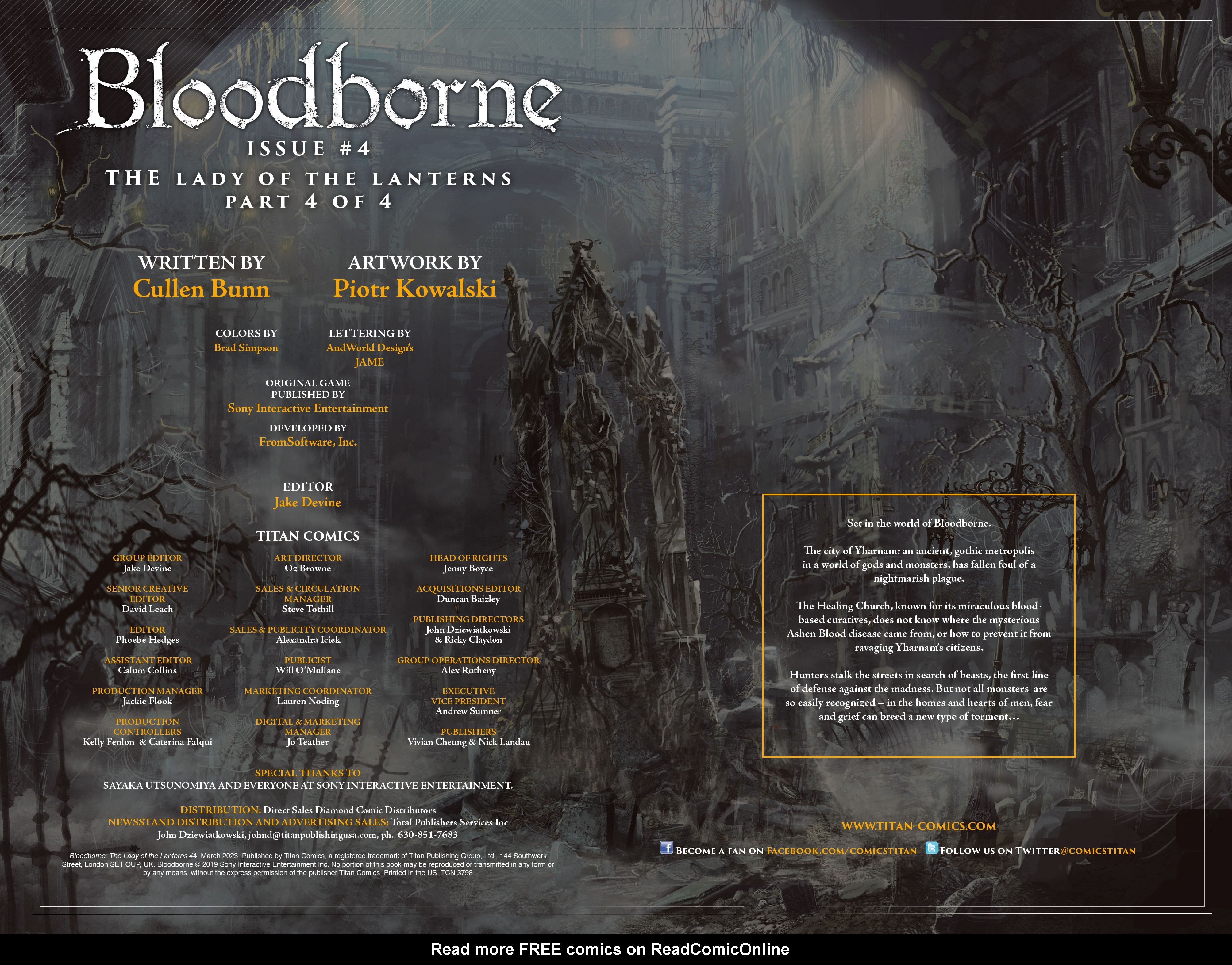 Read online Bloodborne: Lady of the Lanterns comic -  Issue #4 - 2