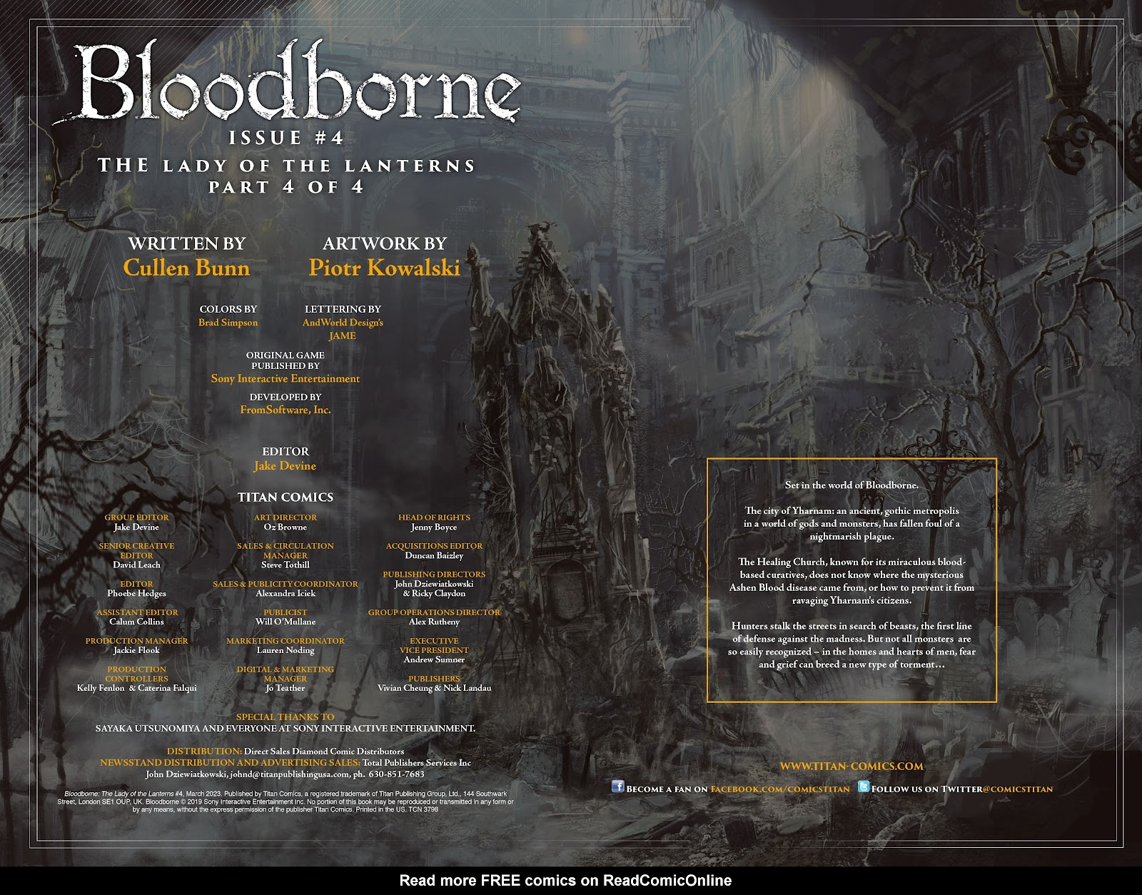 Bloodborne: Lady of the Lanterns issue 4 - Page 2
