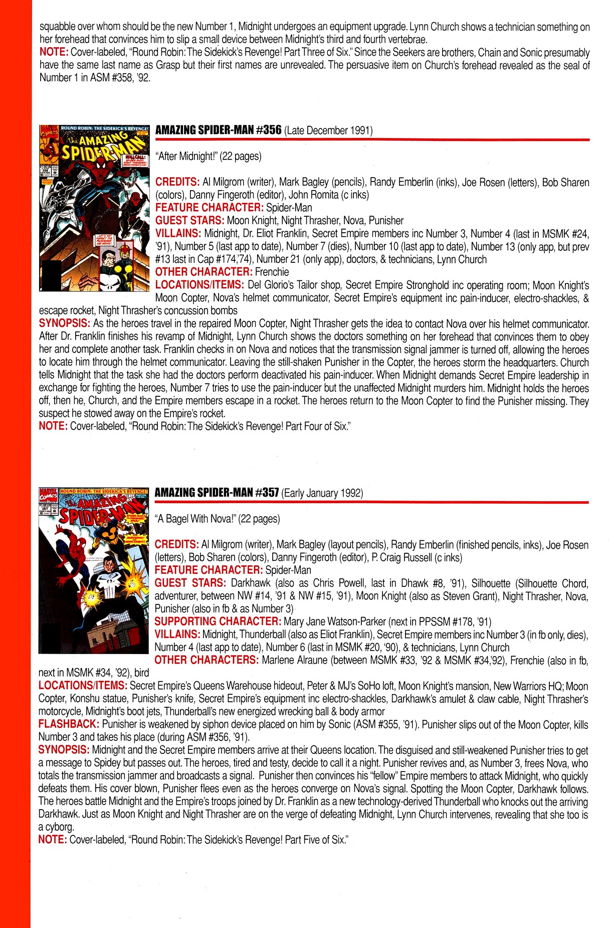 Read online Official Index to the Marvel Universe comic -  Issue #8 - 18