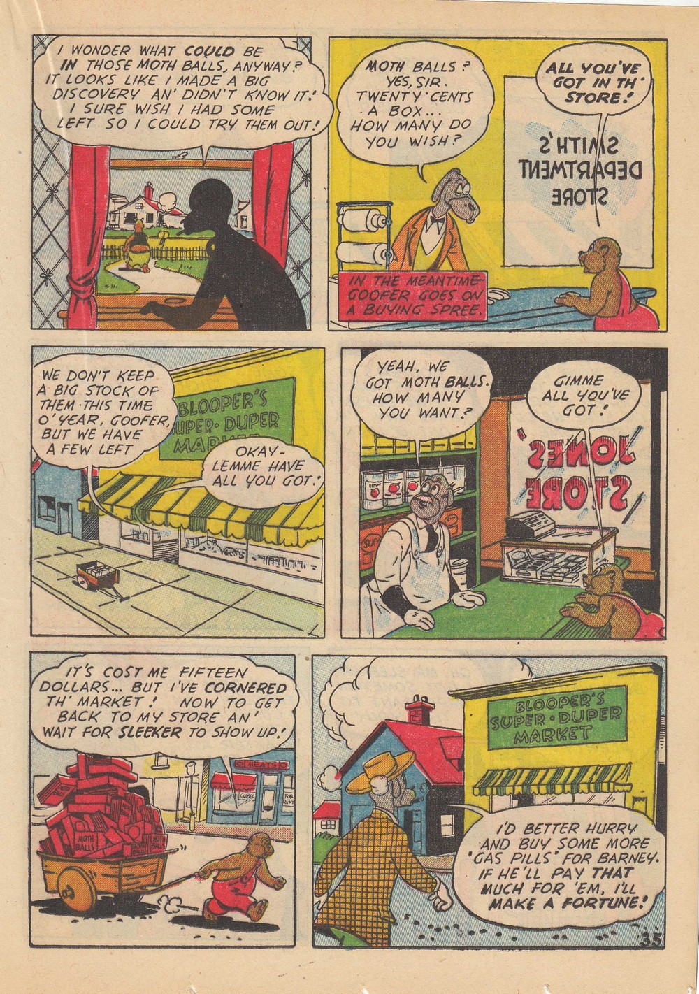 Read online Our Gang Comics comic -  Issue #8 - 37