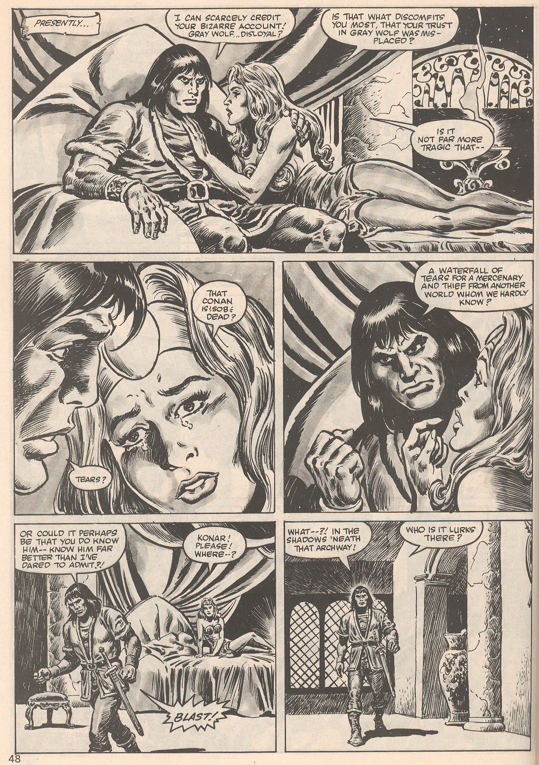 Read online The Savage Sword Of Conan comic -  Issue #104 - 48