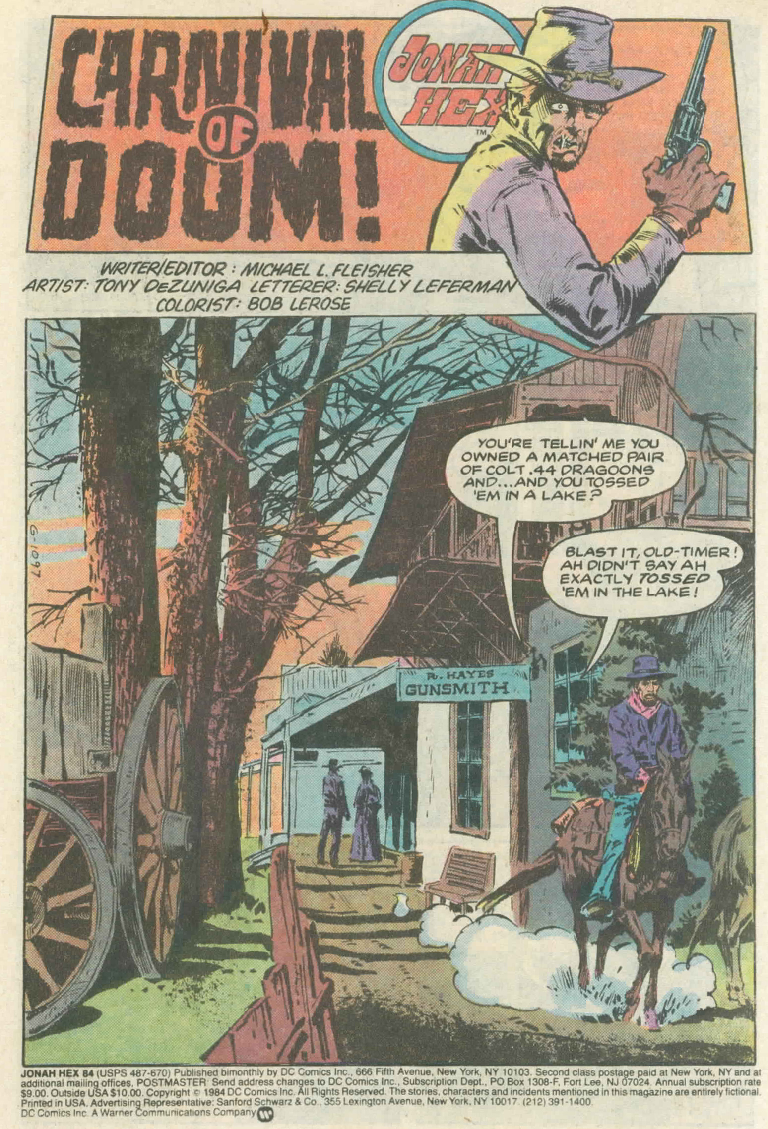 Read online Jonah Hex (1977) comic -  Issue #84 - 2