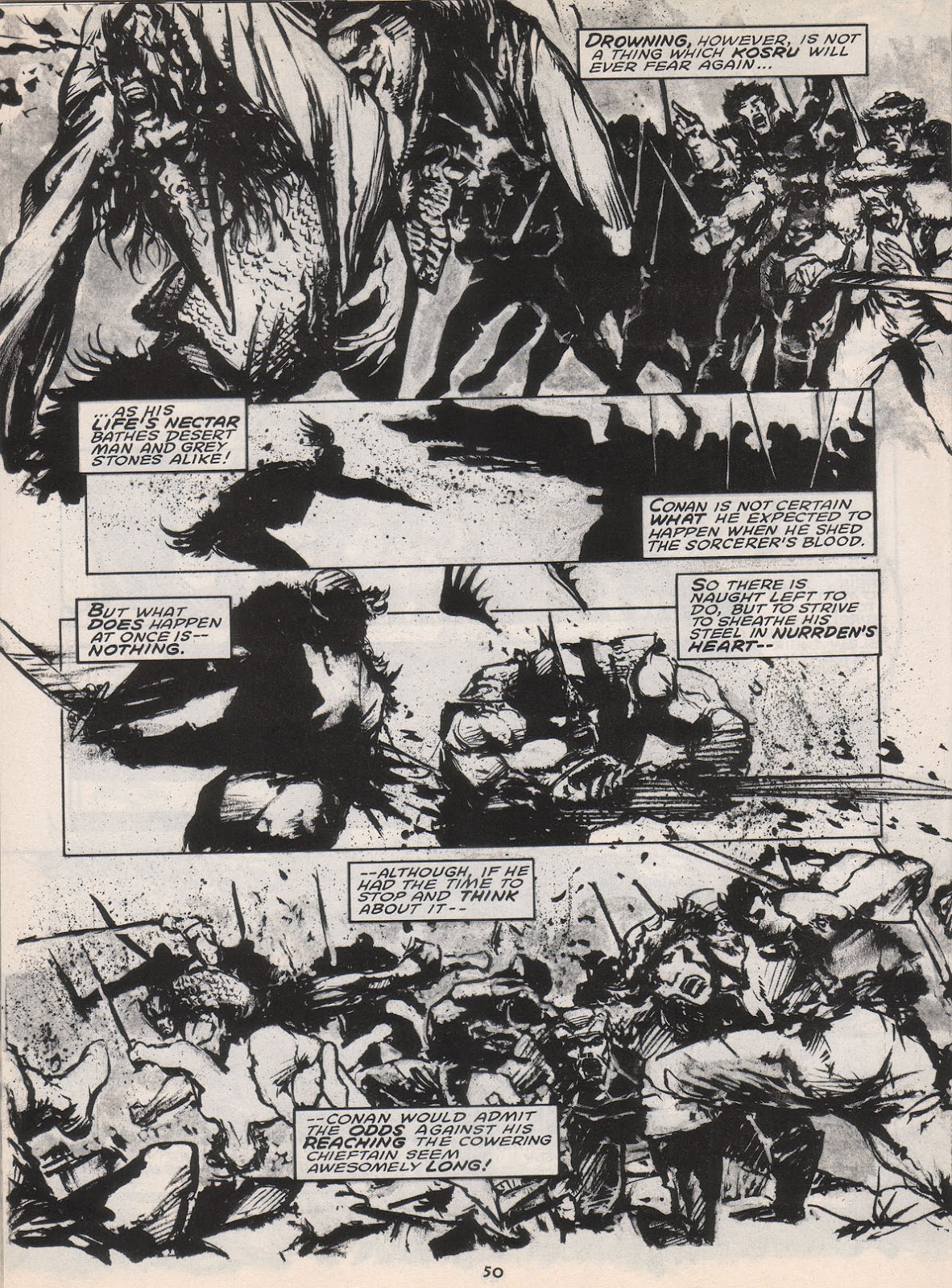 The Savage Sword Of Conan issue 222 - Page 51