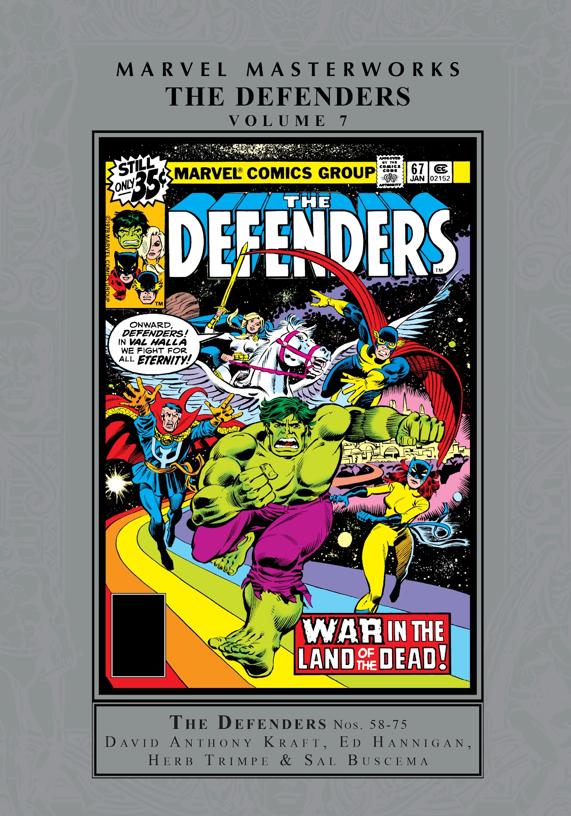 Marvel Masterworks: The Defenders issue TPB 7 (Part 1) - Page 1