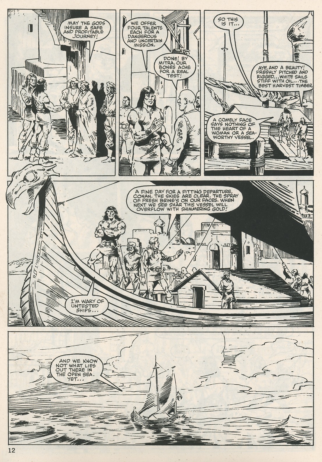 Read online The Savage Sword Of Conan comic -  Issue #115 - 12