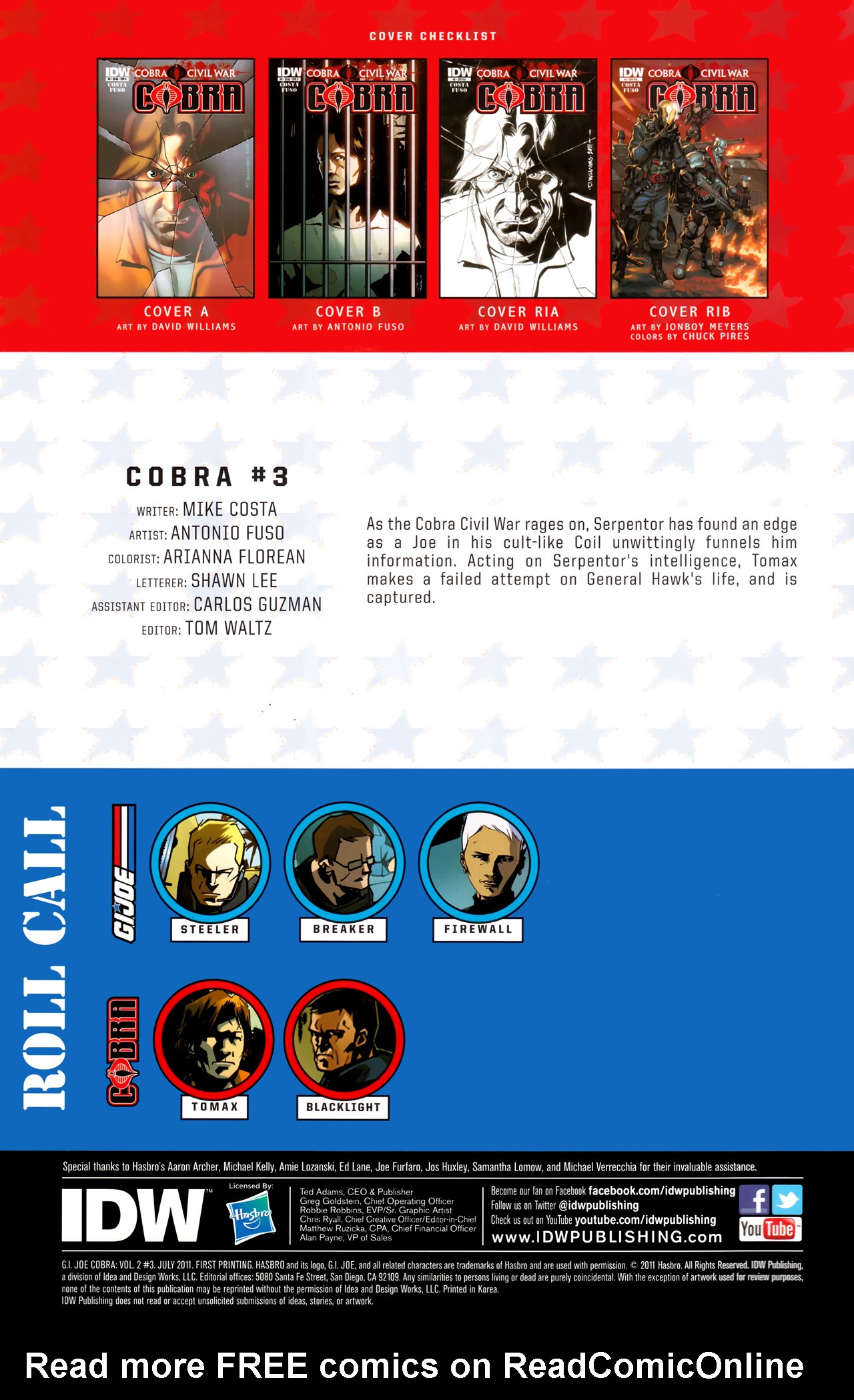 Read online G.I. Joe Cobra (2011) comic -  Issue #3 - 3