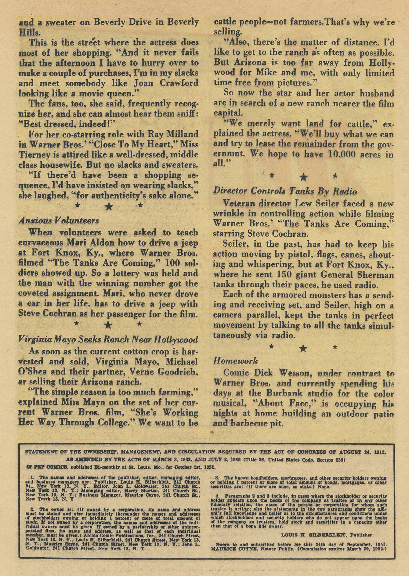 Read online Pep Comics comic -  Issue #90 - 34