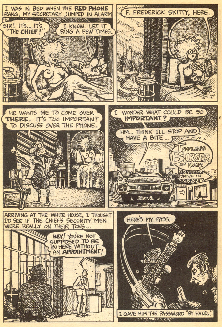 Read online Adventures of Fat Freddy's Cat comic -  Issue #1 - 6