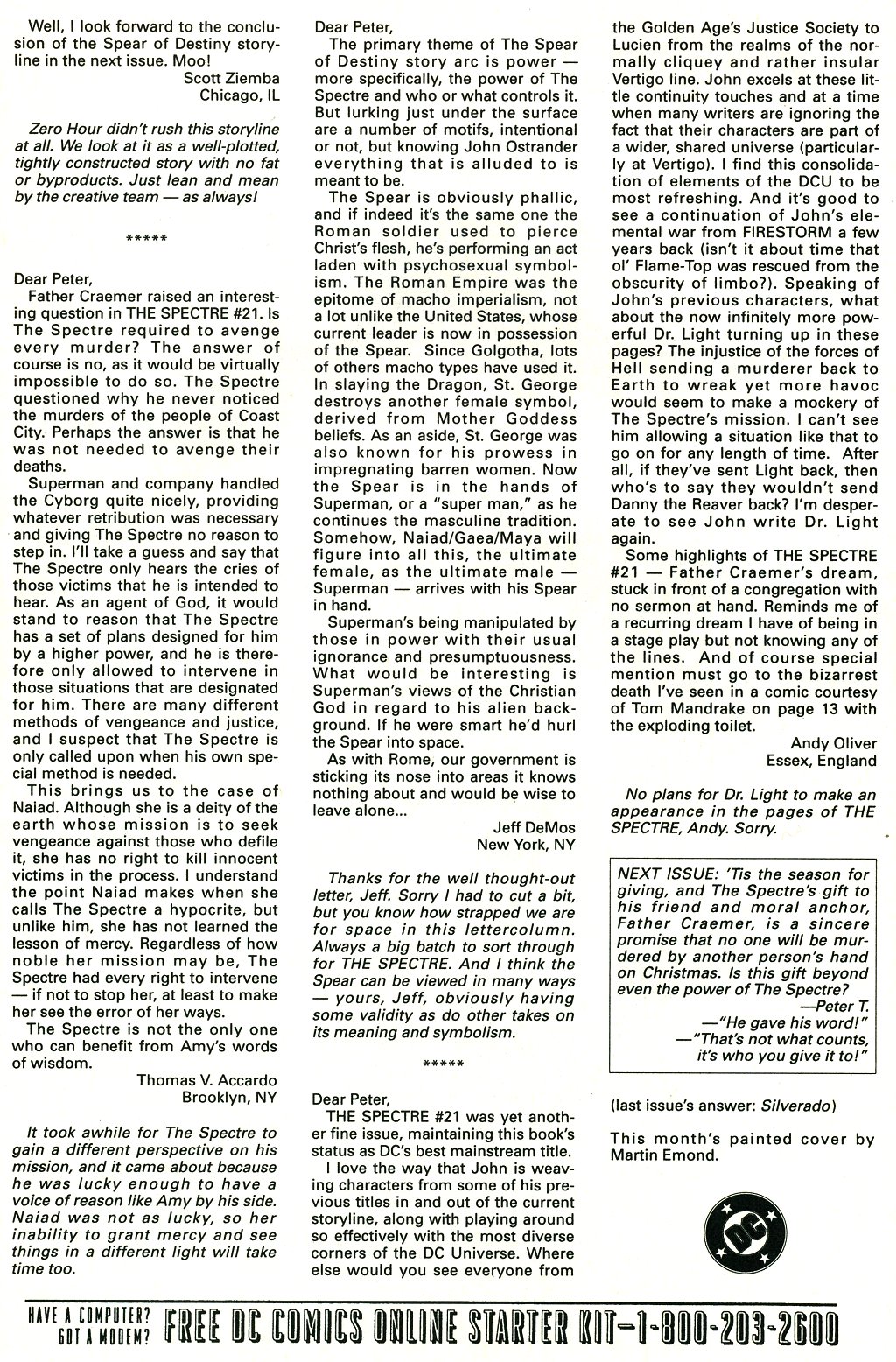 Read online The Spectre (1992) comic -  Issue #25 - 27