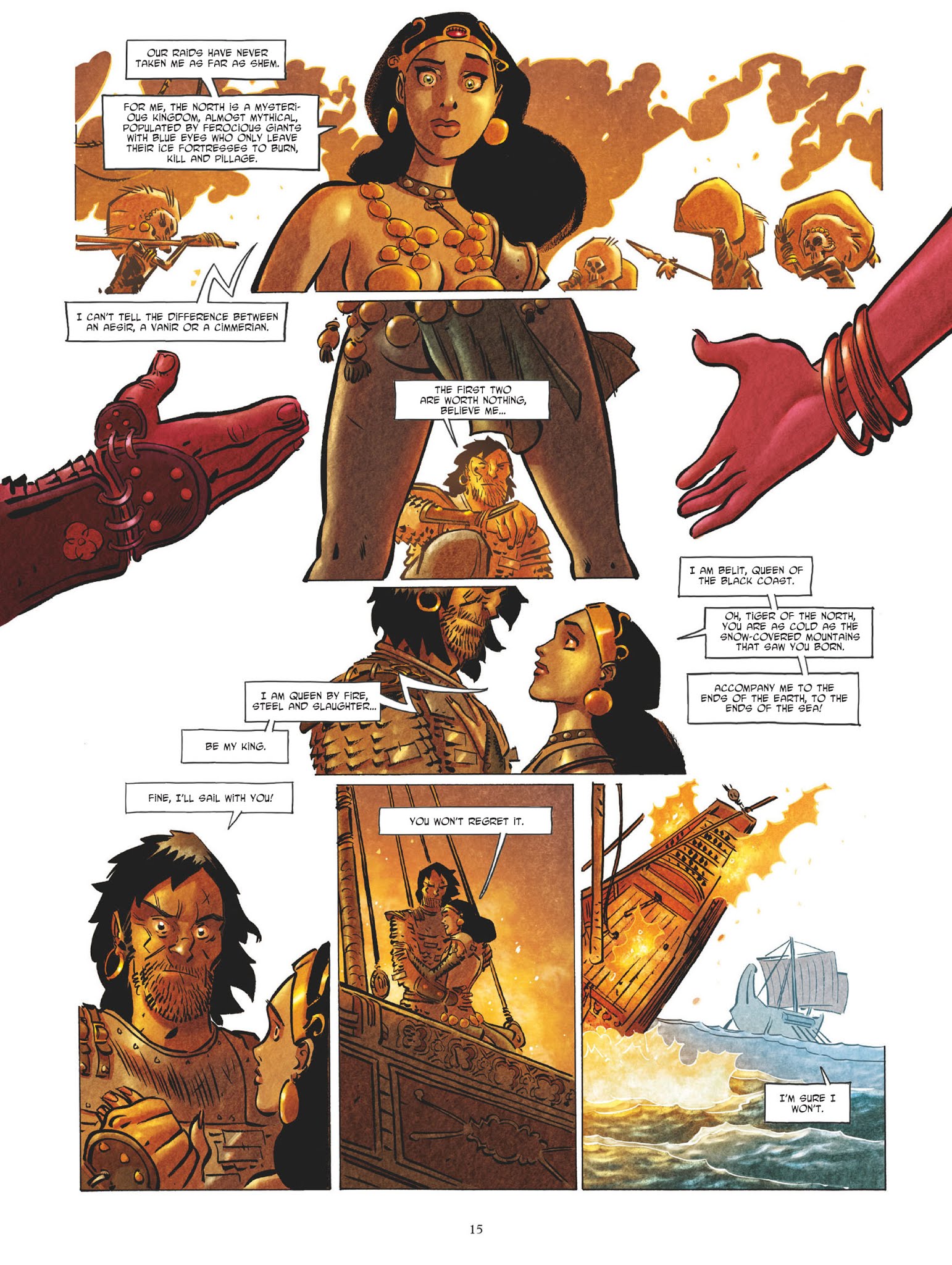 Read online Conan le Cimmérien - La Reine de la côte noire comic -  Issue #1 - 16
