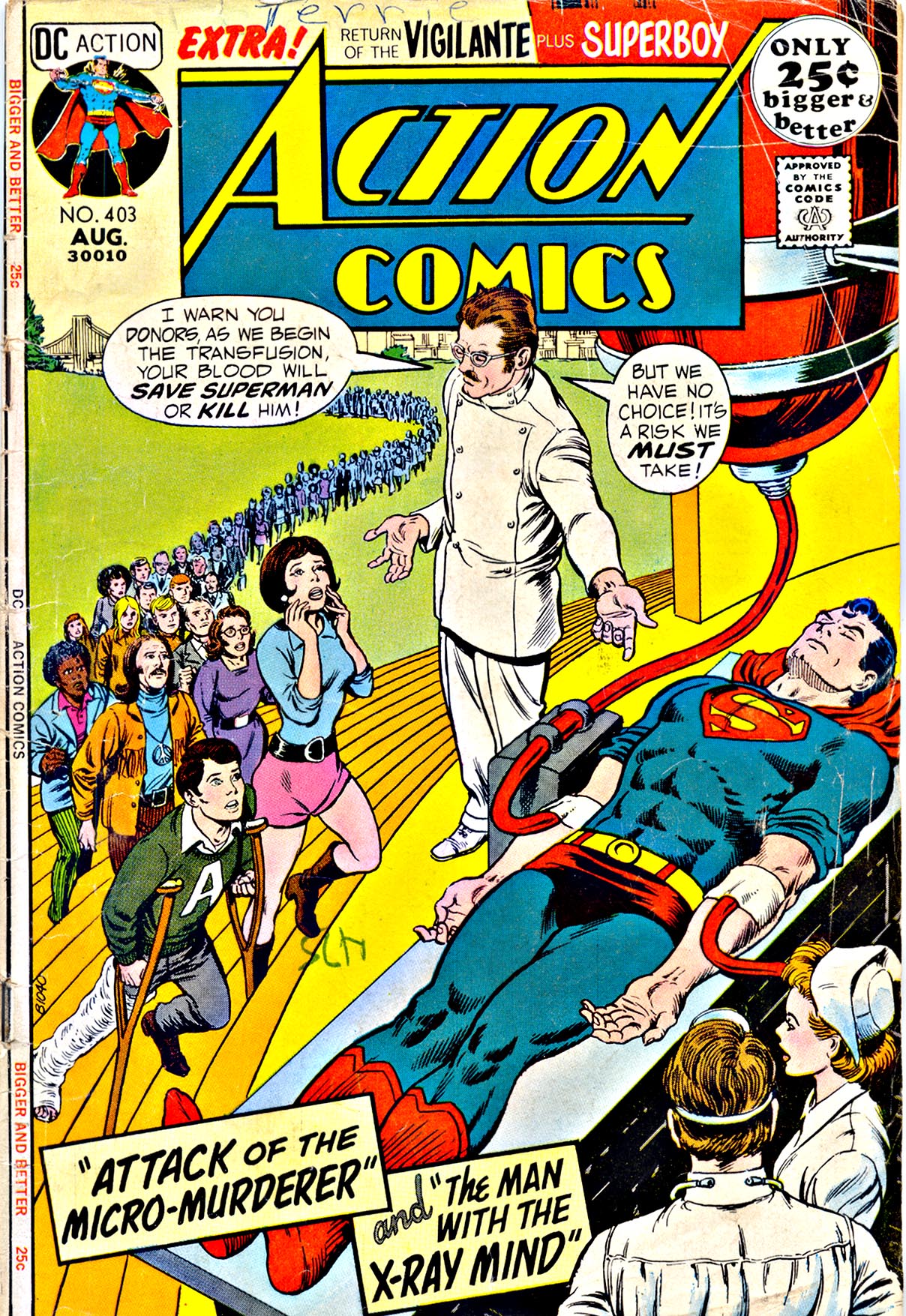 Read online Action Comics (1938) comic -  Issue #403 - 1