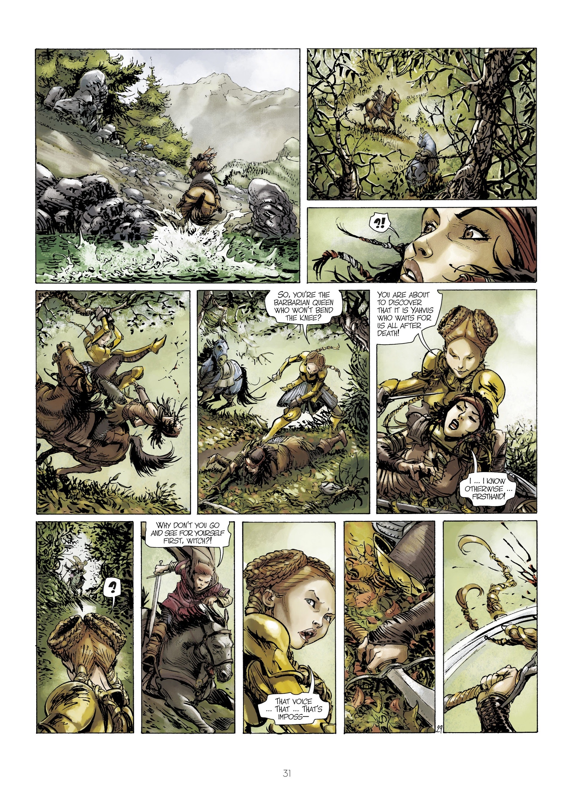 Read online Kriss of Valnor: Red as the Raheborg comic -  Issue # Full - 33