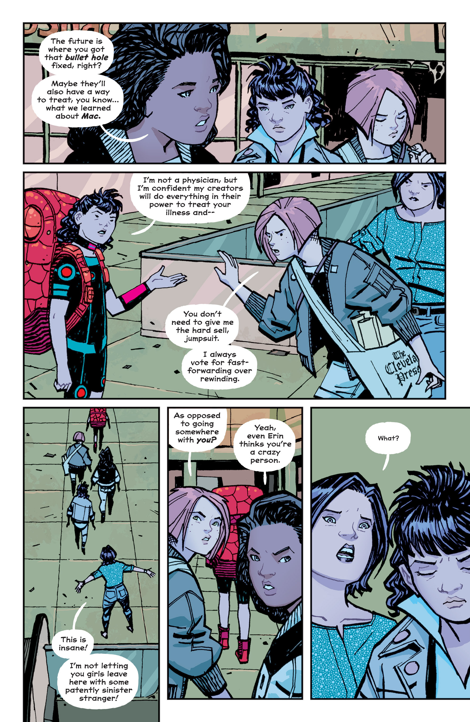 Read online Paper Girls comic -  Issue #9 - 23
