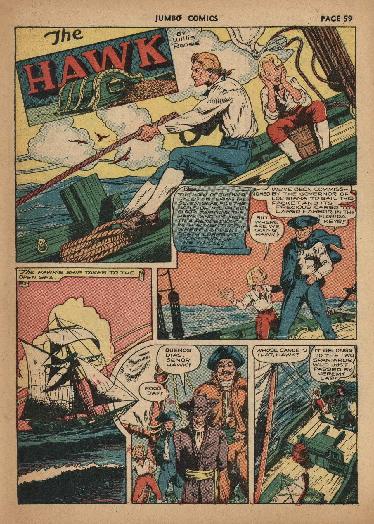 Read online Jumbo Comics comic -  Issue #44 - 61