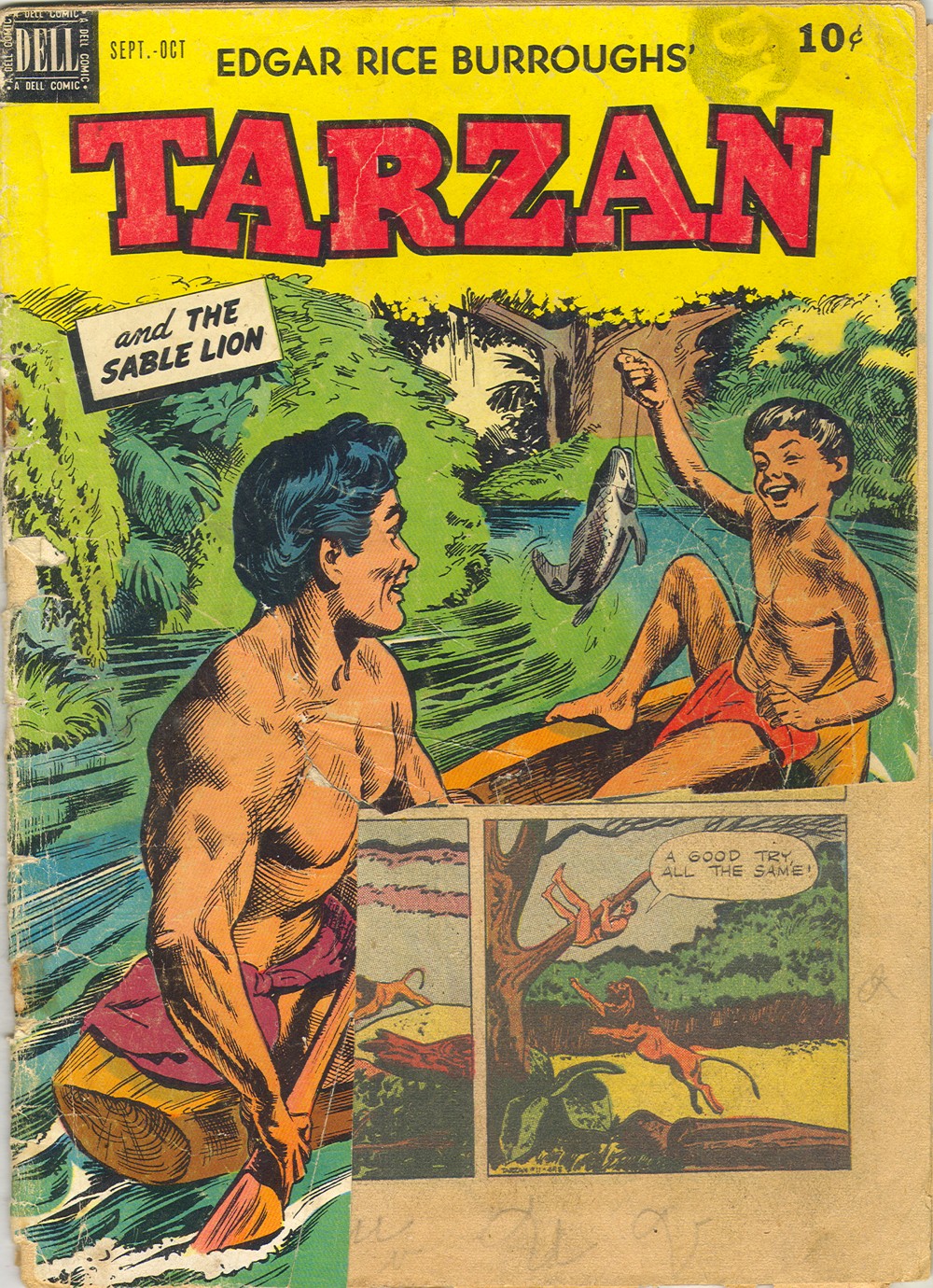 Read online Tarzan (1948) comic -  Issue #11 - 1