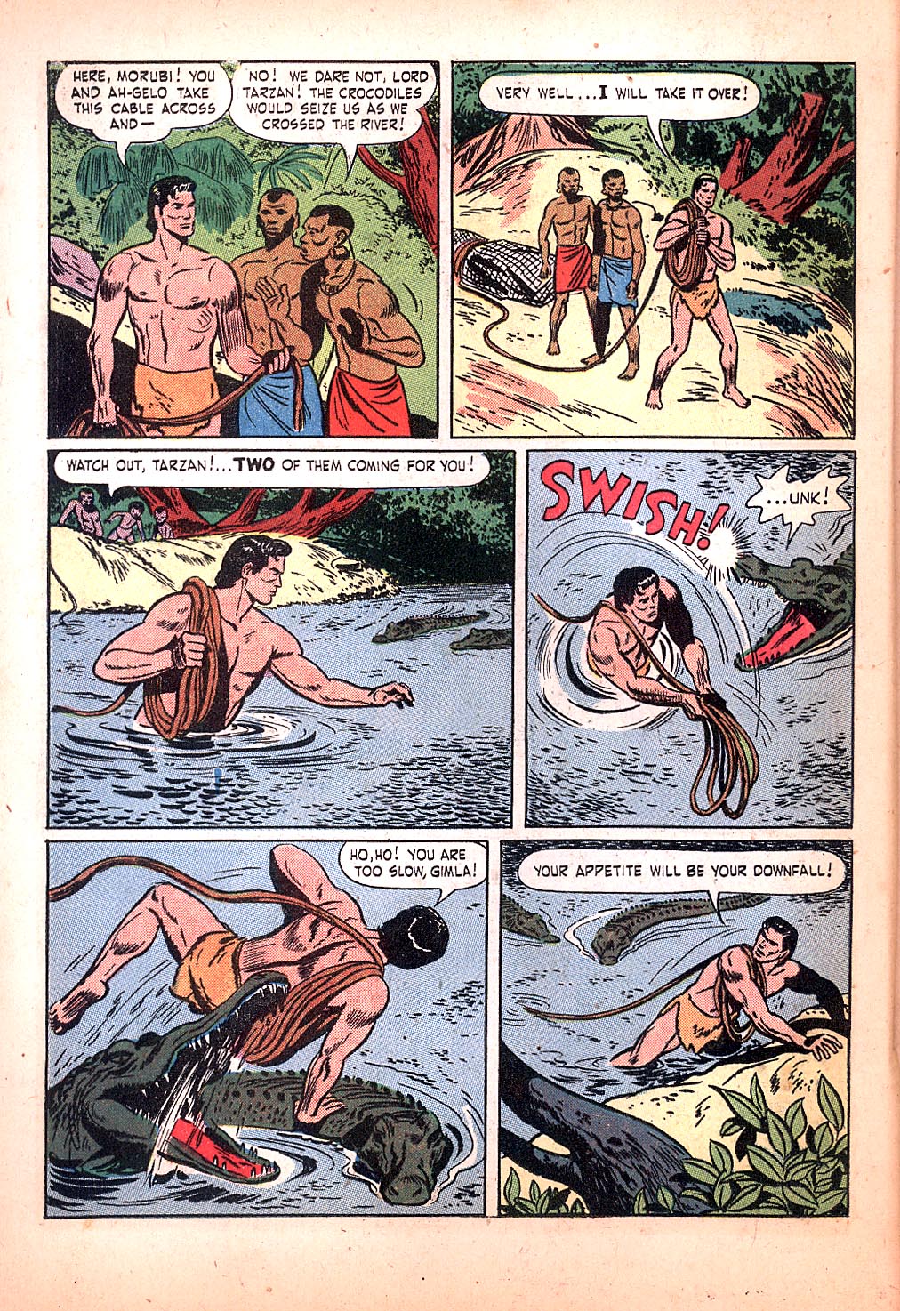 Read online Tarzan (1948) comic -  Issue #69 - 22
