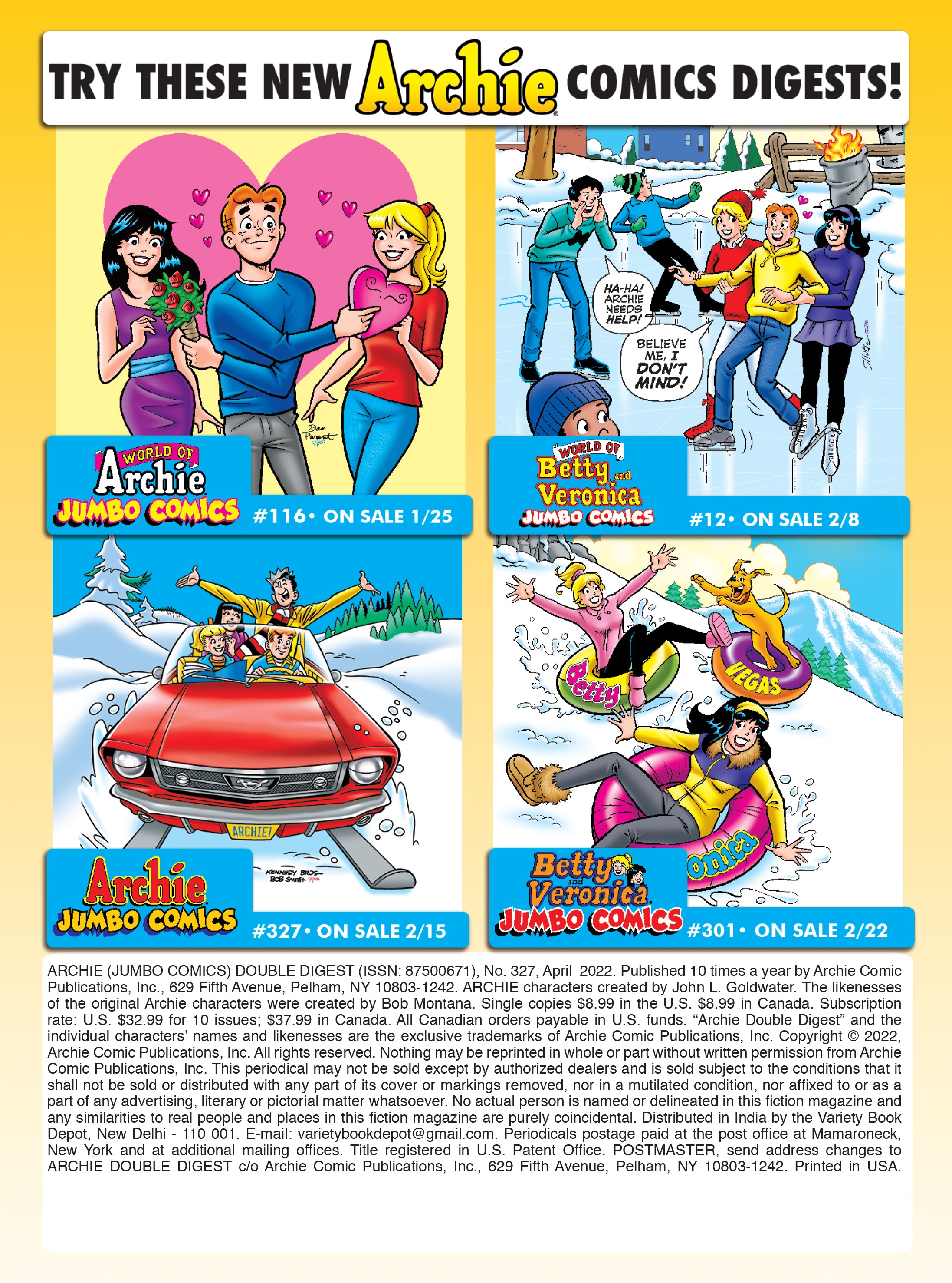 Read online Archie's Double Digest Magazine comic -  Issue #327 - 182